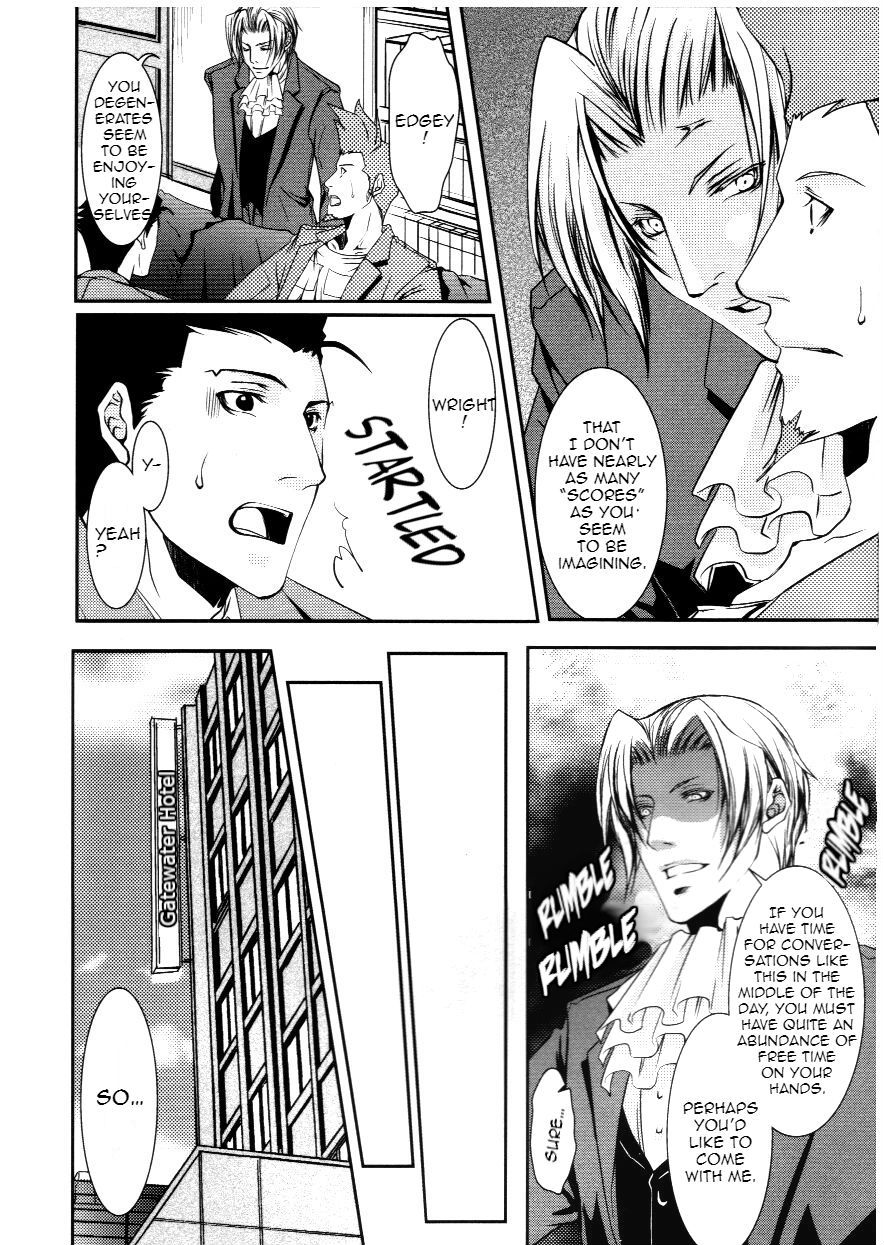 (裁きの庭24) [白夜 (縁)] 白 【白夜再録集1】 (逆転裁判) [英訳]