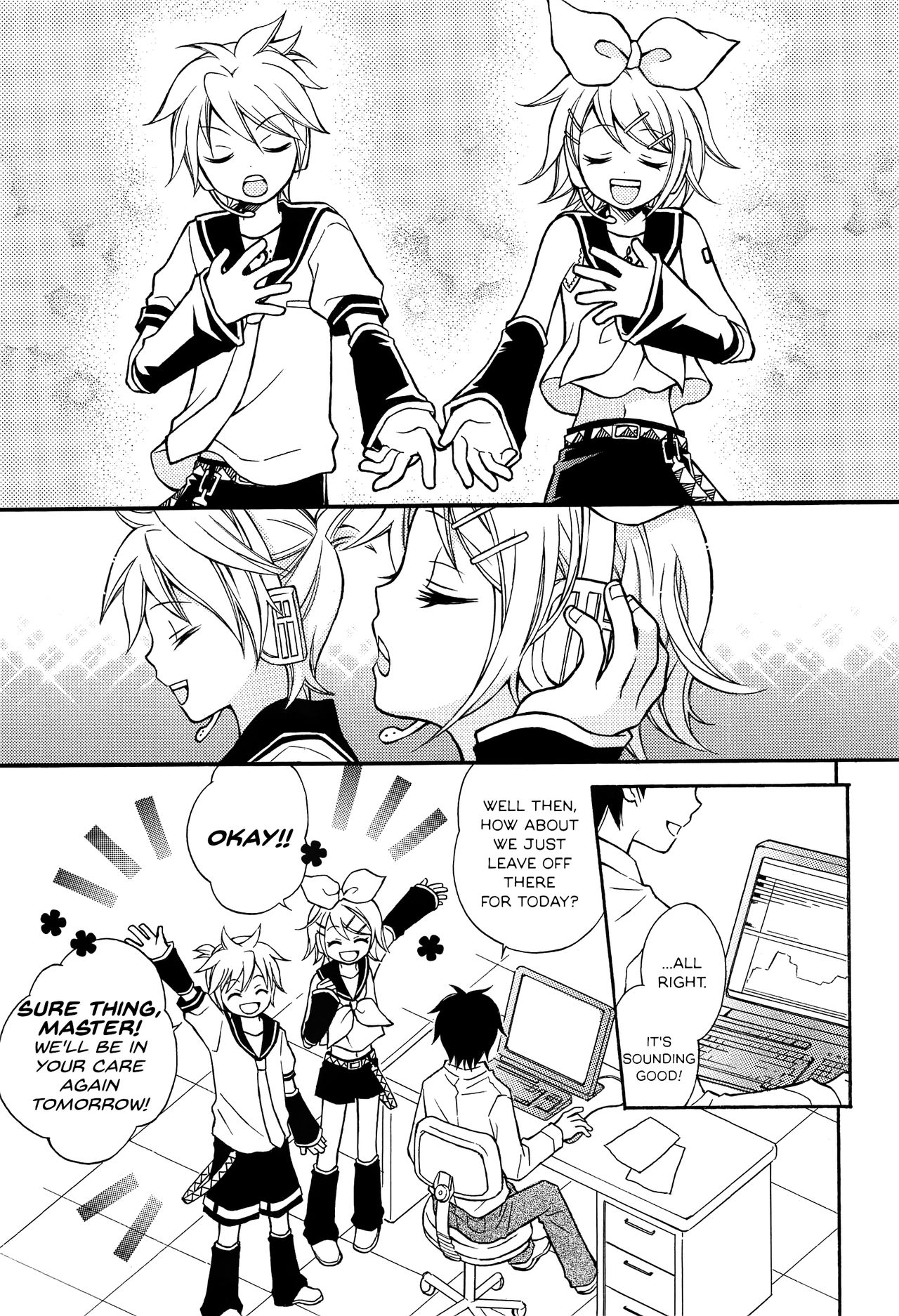 (C92) [SEVENTHSTAR (59)] 鏡音レン×リン成人向け再録集 RECORD裏面 (VOCALOID) [英訳] [ページ欠落]