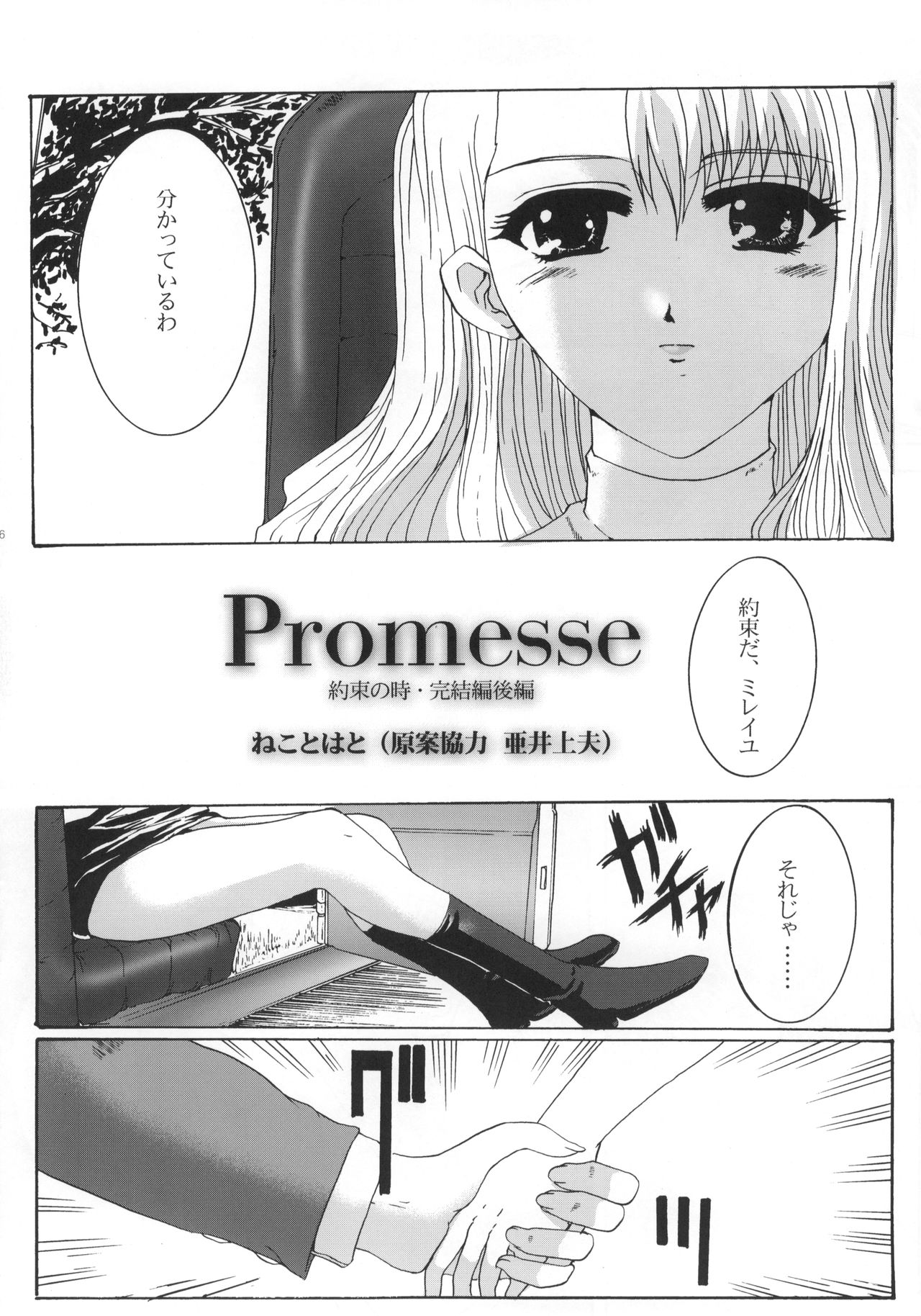 (サンクリ15) [ねことはと (鳩矢豆七)] Promesse ＩＩＩ 約束の時・完結編後編 (ノワール)