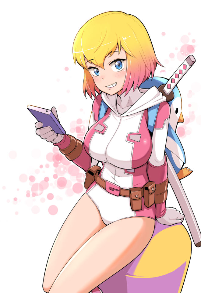 (C95) [こたう (ボウイナイフ)] グウェンプーノレ（エッチな世界にお邪魔しま～す）(Gwenpool)[中国翻訳]