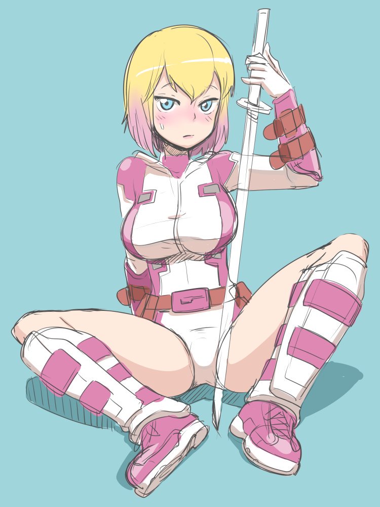 (C95) [こたう (ボウイナイフ)] グウェンプーノレ（エッチな世界にお邪魔しま～す）(Gwenpool)[中国翻訳]