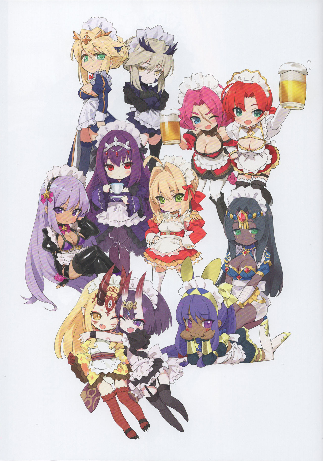 (C96) [OrangeMaru (YD)] カルデアメイドII (Fate/Grand Order)