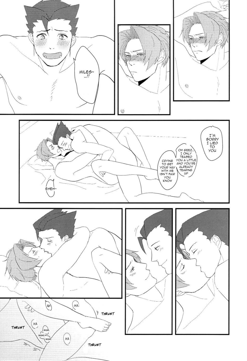 (裁きの庭29) [ルルル (みなみ)] キャッツクレイドル (逆転裁判) [英訳]