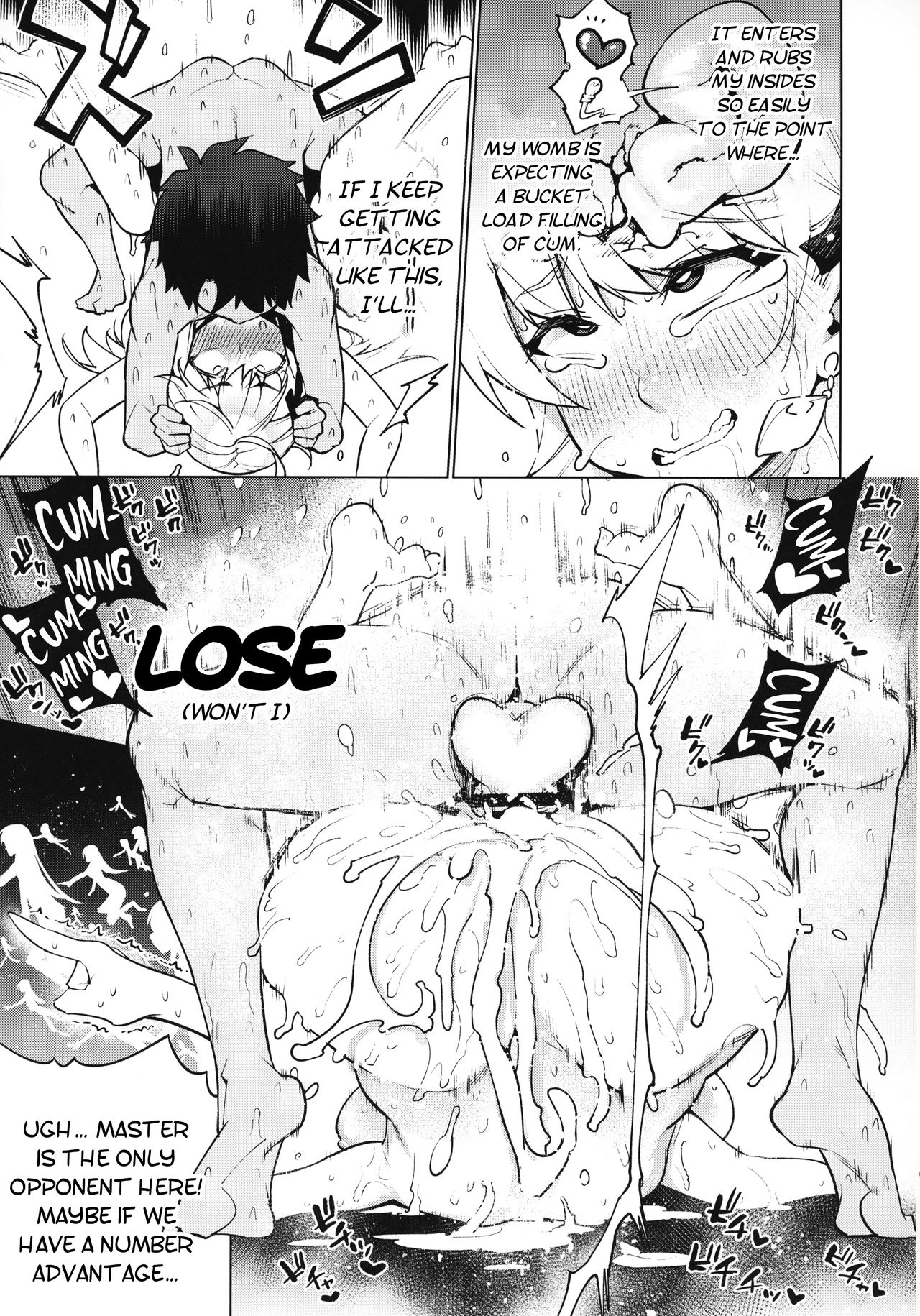 (COMIC1☆15) [雪陽炎 (KANZUME)] 「マスターなんかに負けるわけないじゃないですかぁ?」 (Fate/Grand Order) [英訳]