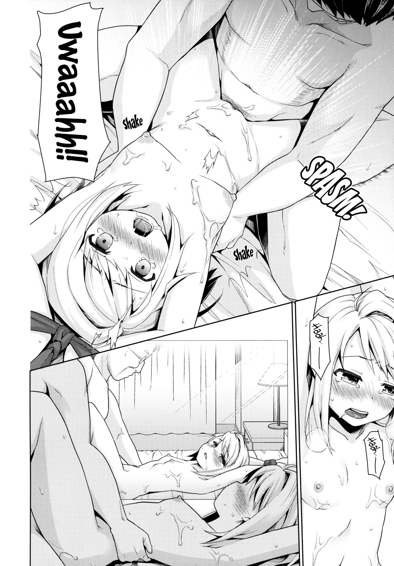 (とら祭り2015) [F宅 (安間)] 無口少女の痴漢被害1 - 2,5 (無口少女の痴漢被害1～4総集編) [英訳]