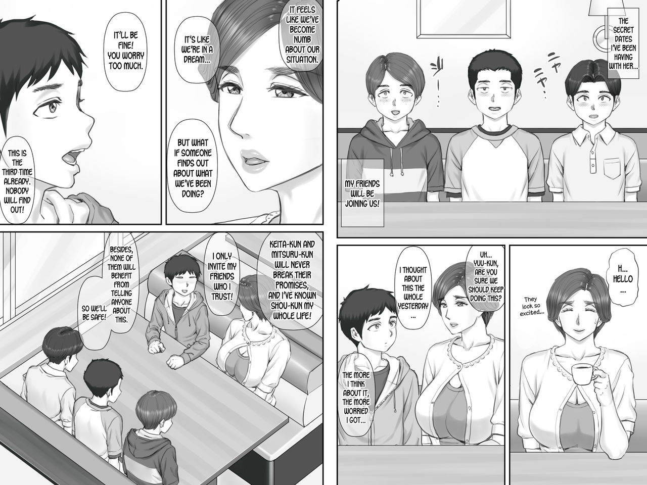 [ポンコツ魂] ボクの彼女は40歳の人妻3～乱交編～最終話 [英訳]