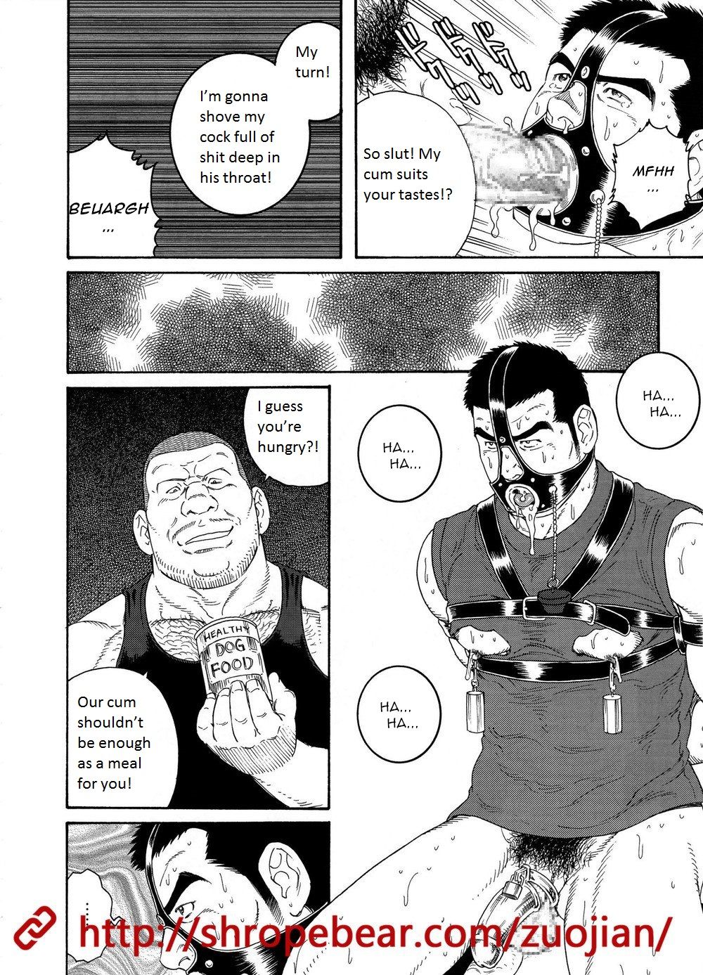 [田亀源五郎] 奴隷調教合宿 [英訳]