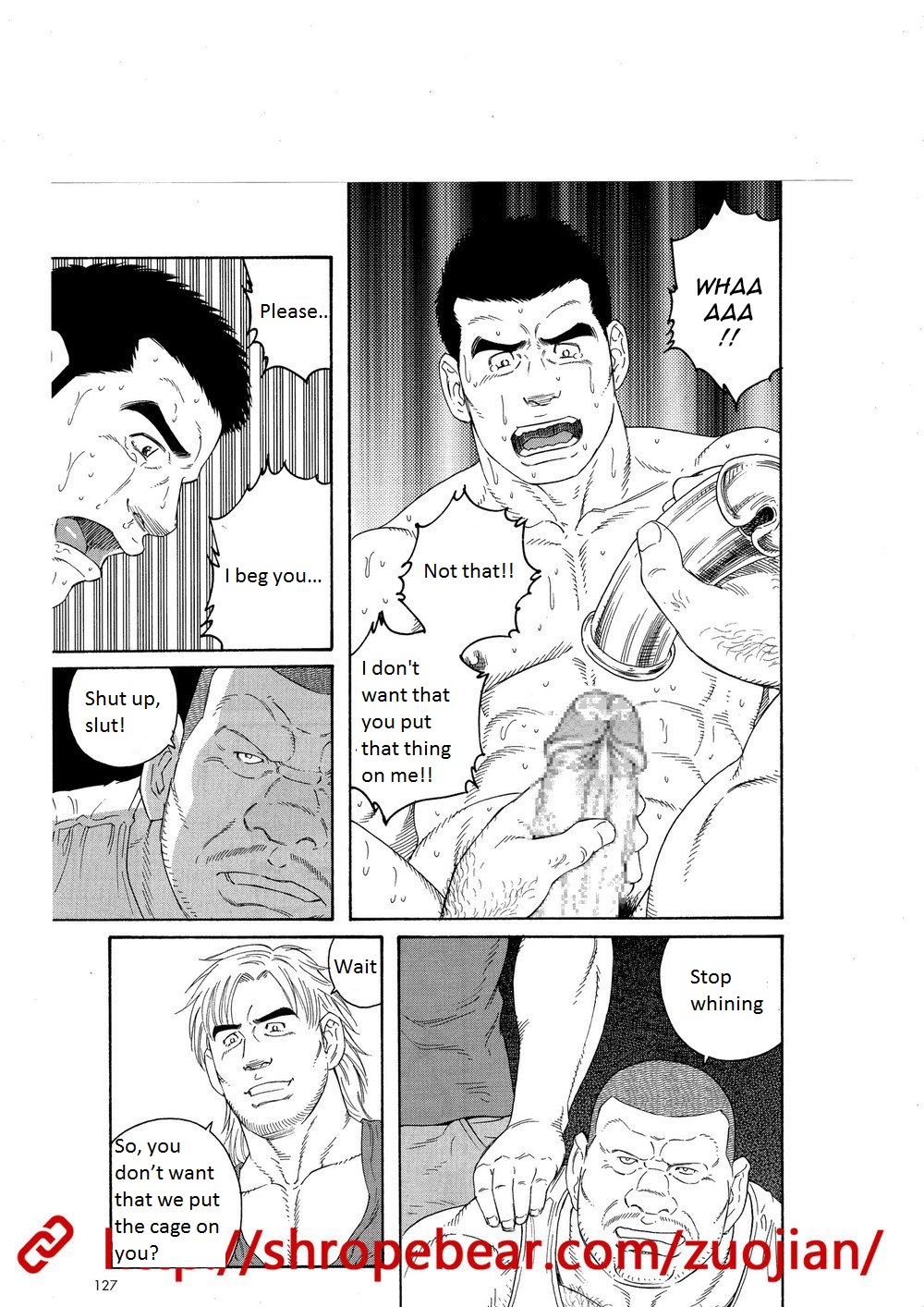 [田亀源五郎] 奴隷調教合宿 [英訳]