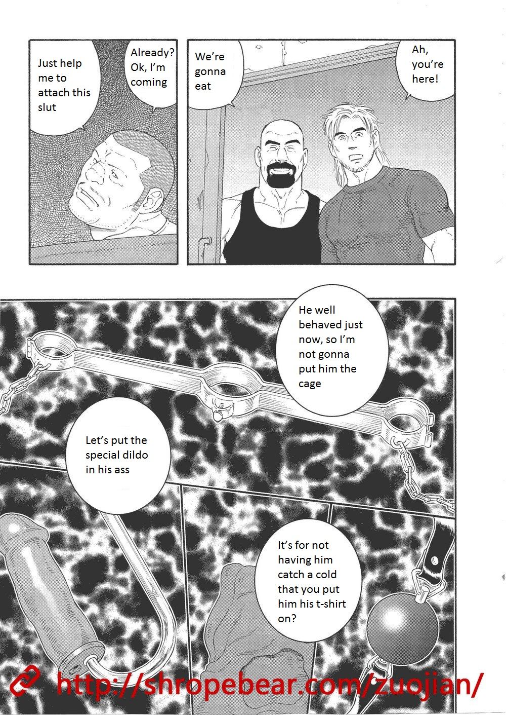 [田亀源五郎] 奴隷調教合宿 [英訳]