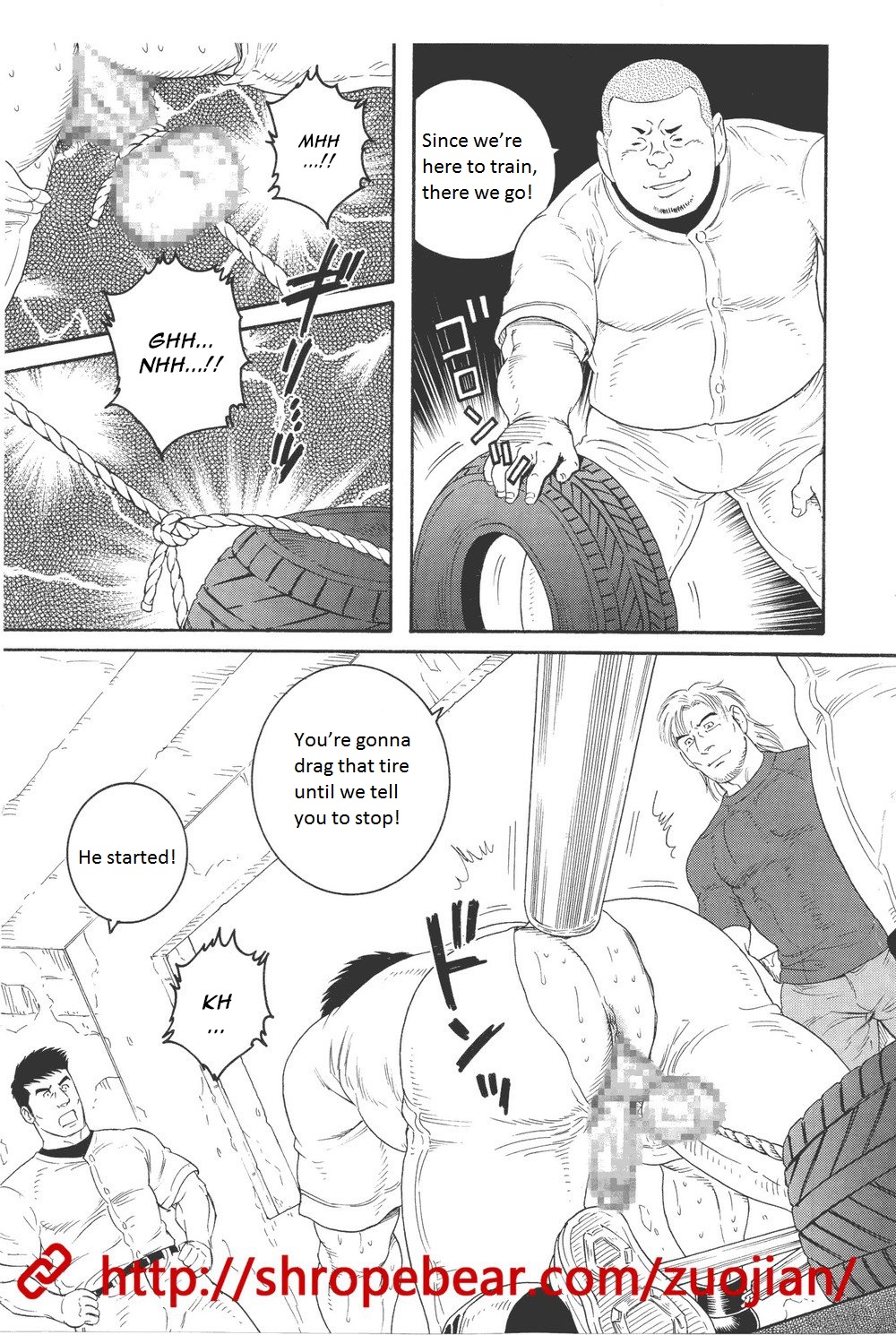 [田亀源五郎] 奴隷調教合宿 [英訳]