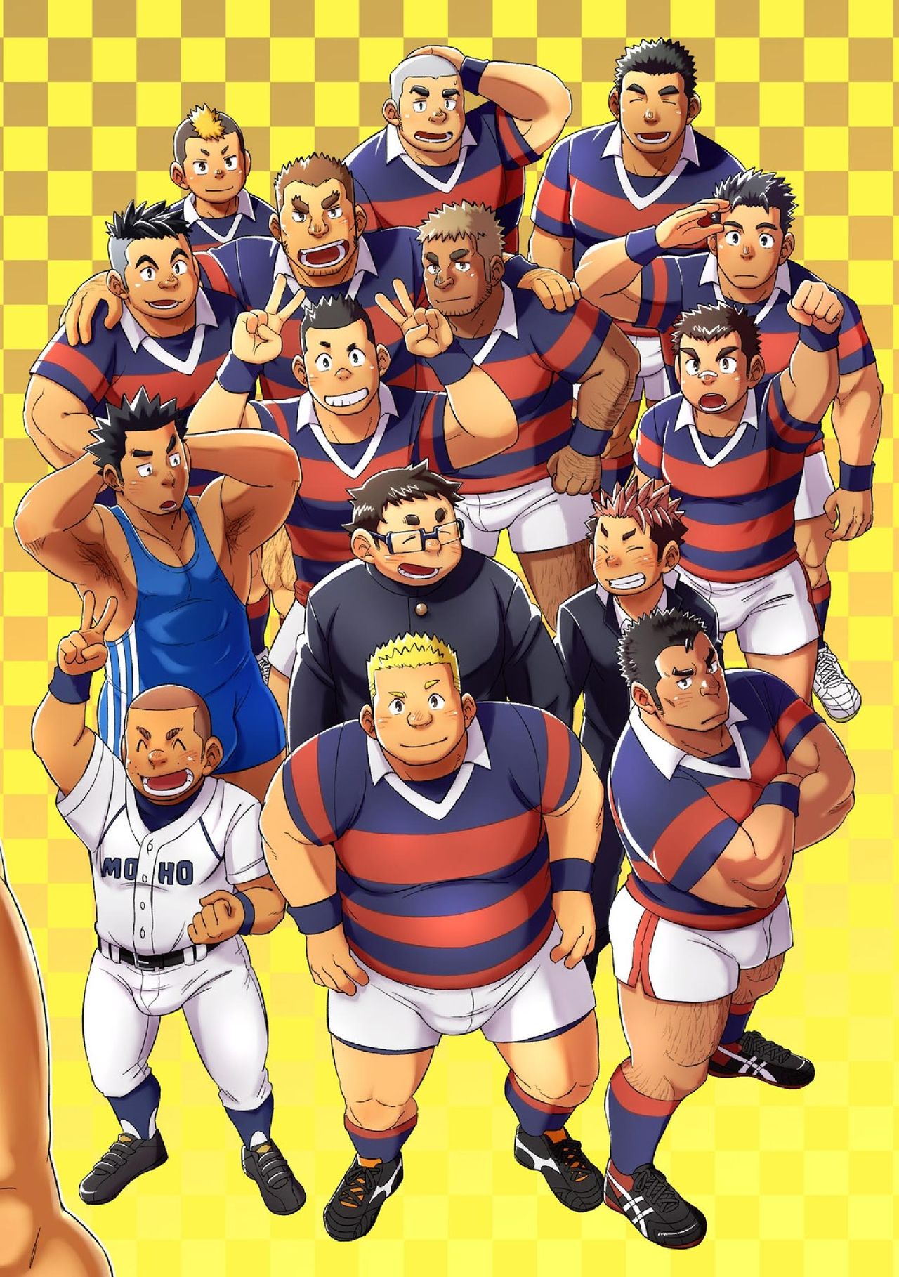 [まる天丼 (英)] モーホー学園伝統芸能部おまけ [DL版]