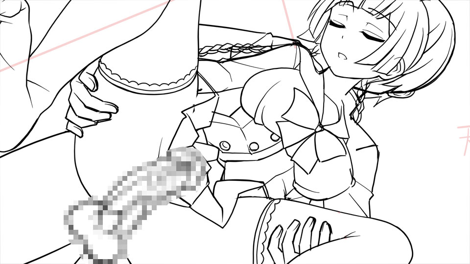 寝トリ学園 ～彼氏持ちでもお構いなし！ヤりたい放題ADV～ ラフ画集