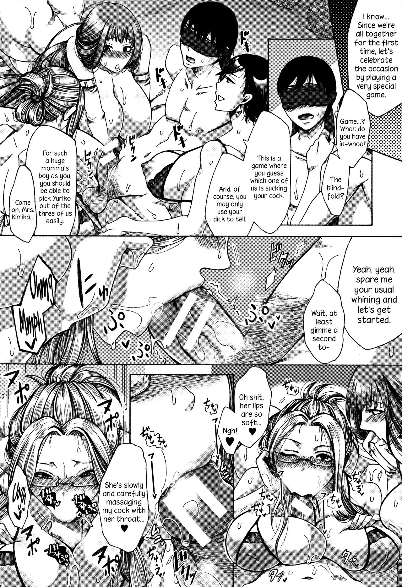 [月白沙耶] ままクラブ 後編 (牝妻たちのスケベ時間) [英訳]