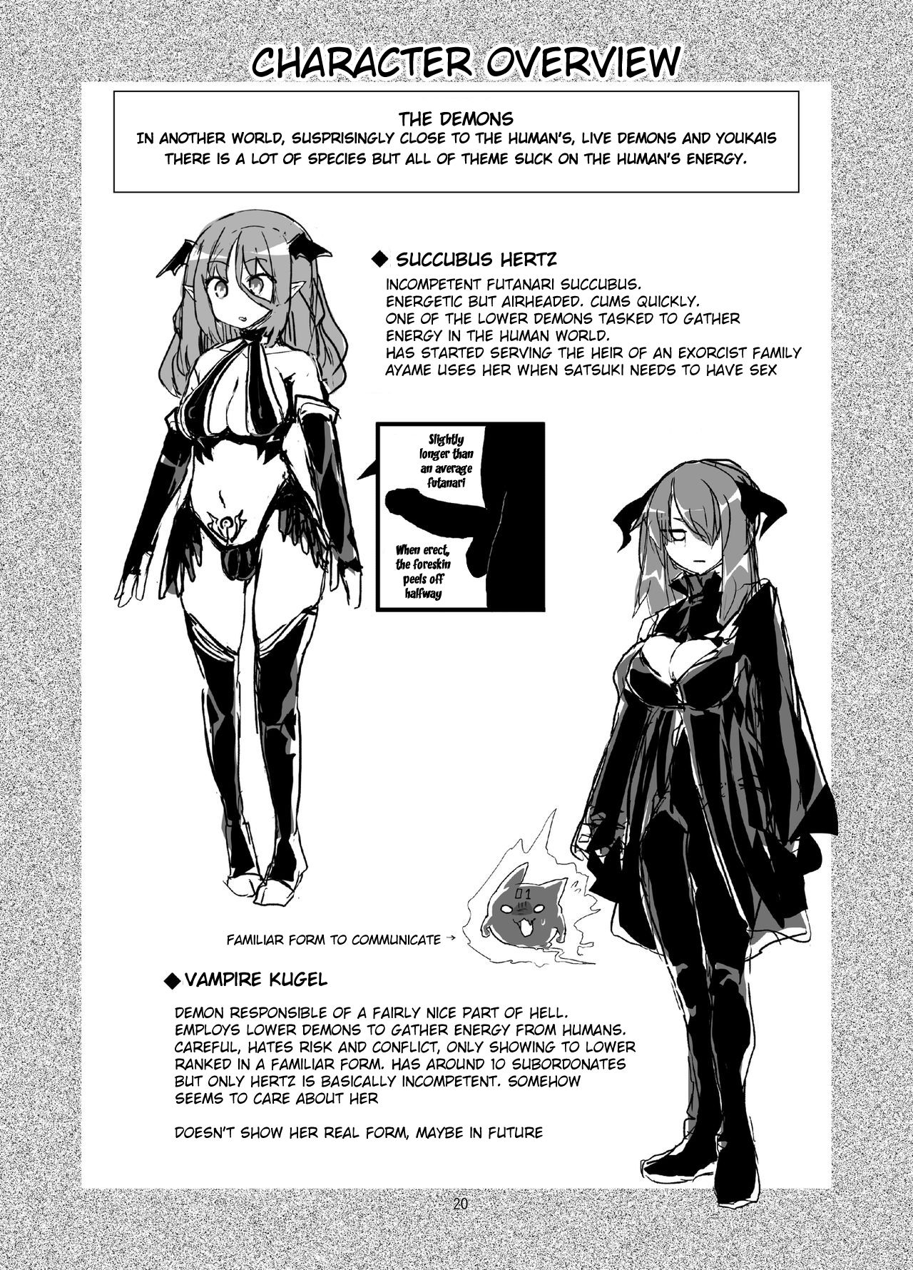 [蒟蒻鍋 (magifuro蒟蒻)] よわよわふたなりサキュバスちゃん#01[英訳] [DL版]