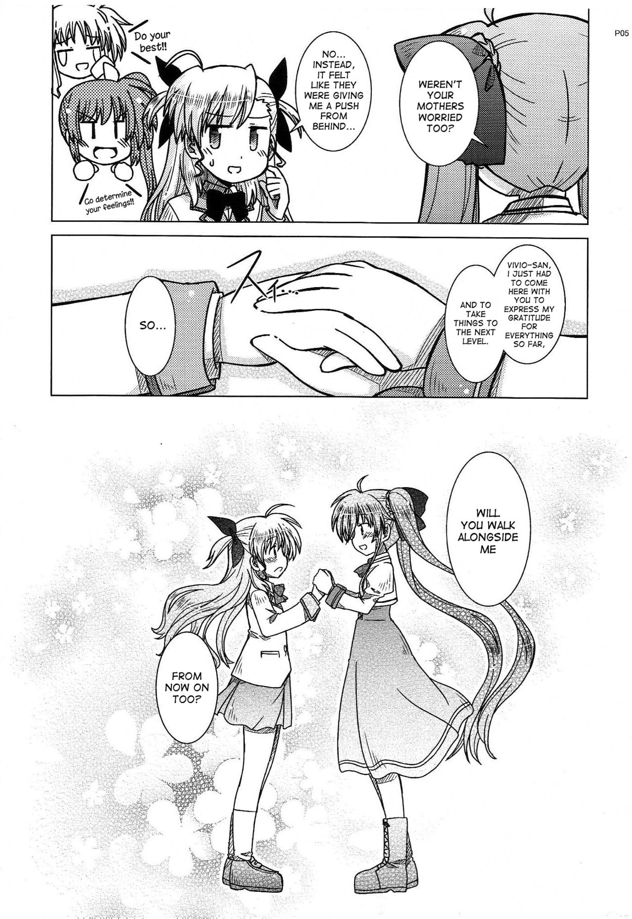 (リリカルマジカル24) [ひなたぼっこ倶楽部 (ふらふら)] FIRST()EXPERIENCE (魔法少女リリカルなのは) [英訳]