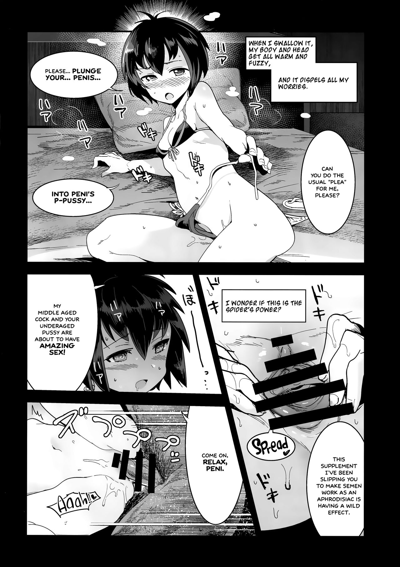 (COMIC1☆15) [中曽根バタリアン (中曽根ハイジ)] ペニーパーカーの薄い本には大いなる責任が伴う (Spider-Man) [英訳]