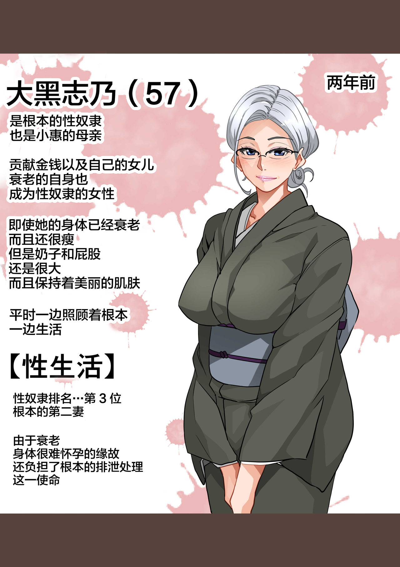 [華フック] 全員失格エピローグ・二年後の再会 性奴隷親子の母子交尾 [中国翻訳]