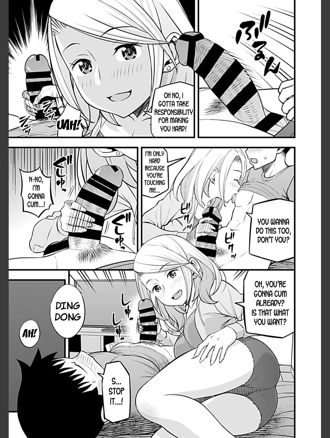 [モリリン・モンソン] 彼女のギャルなおねえさんに誘われたのでHしました。 第4話 [英訳] [DL版]