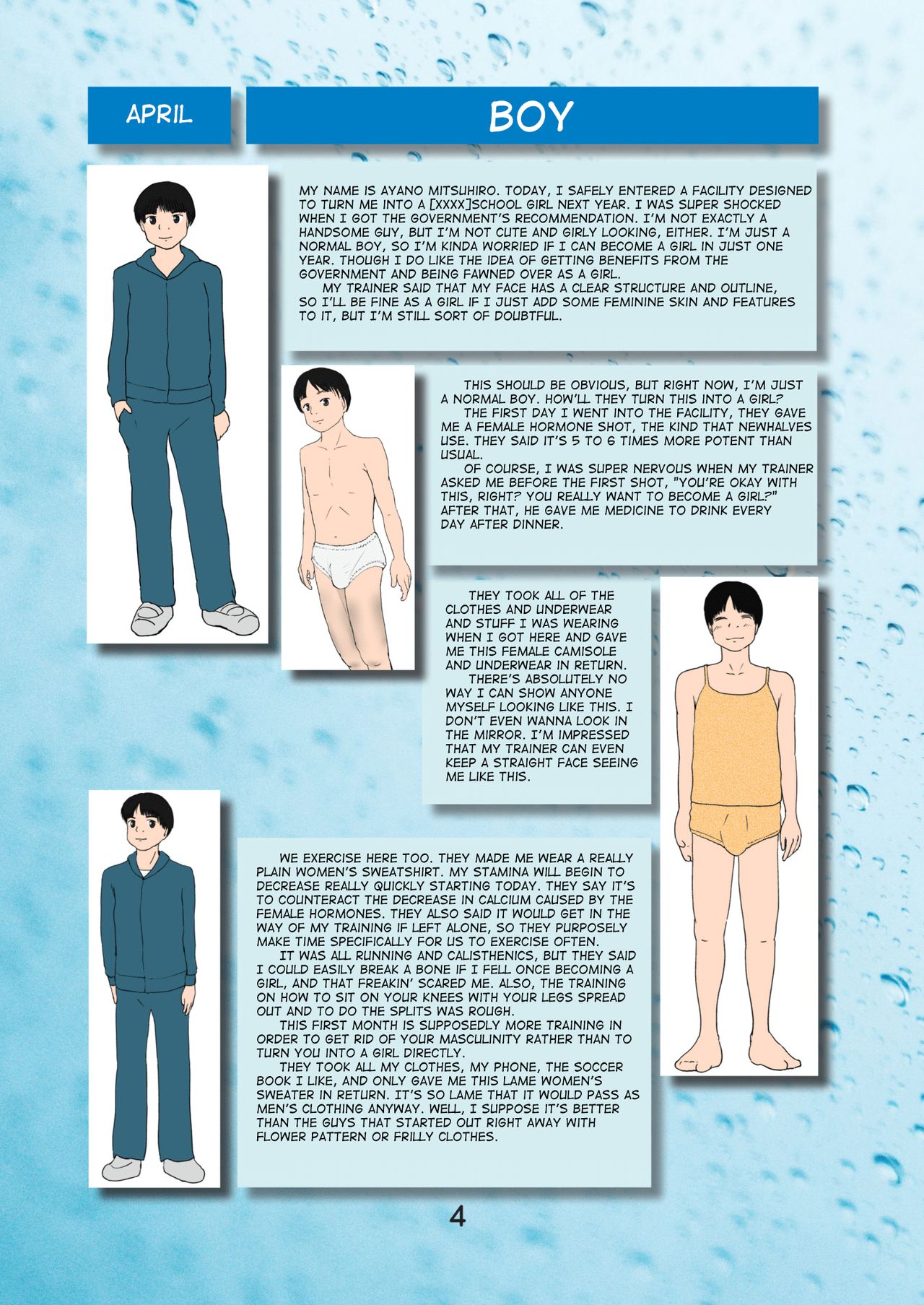 [ゆっこの不思議な部屋 (月夜眠、月夜乃まろん)] Sex Change Diary [英訳] [DL版]