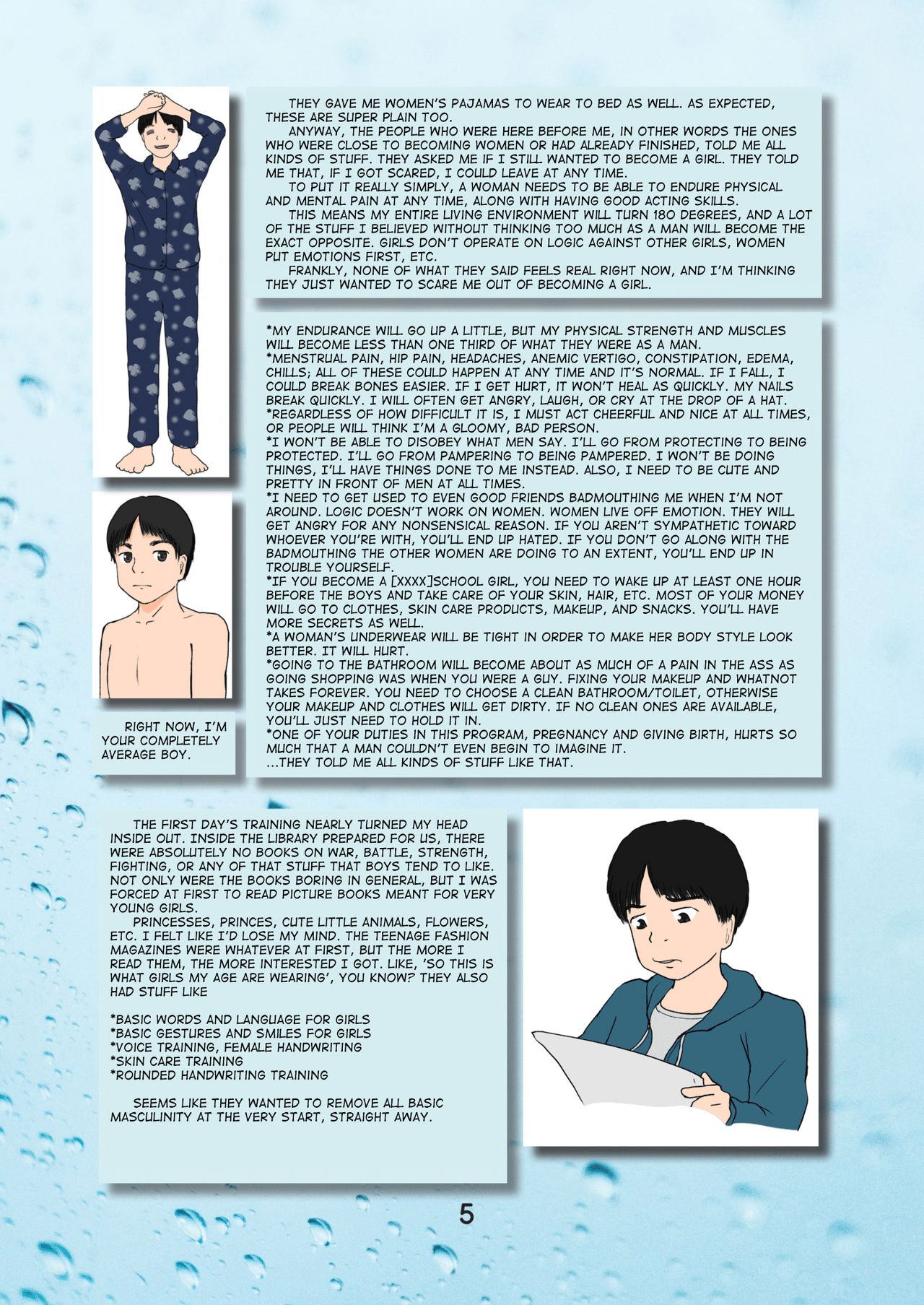 [ゆっこの不思議な部屋 (月夜眠、月夜乃まろん)] Sex Change Diary [英訳] [DL版]