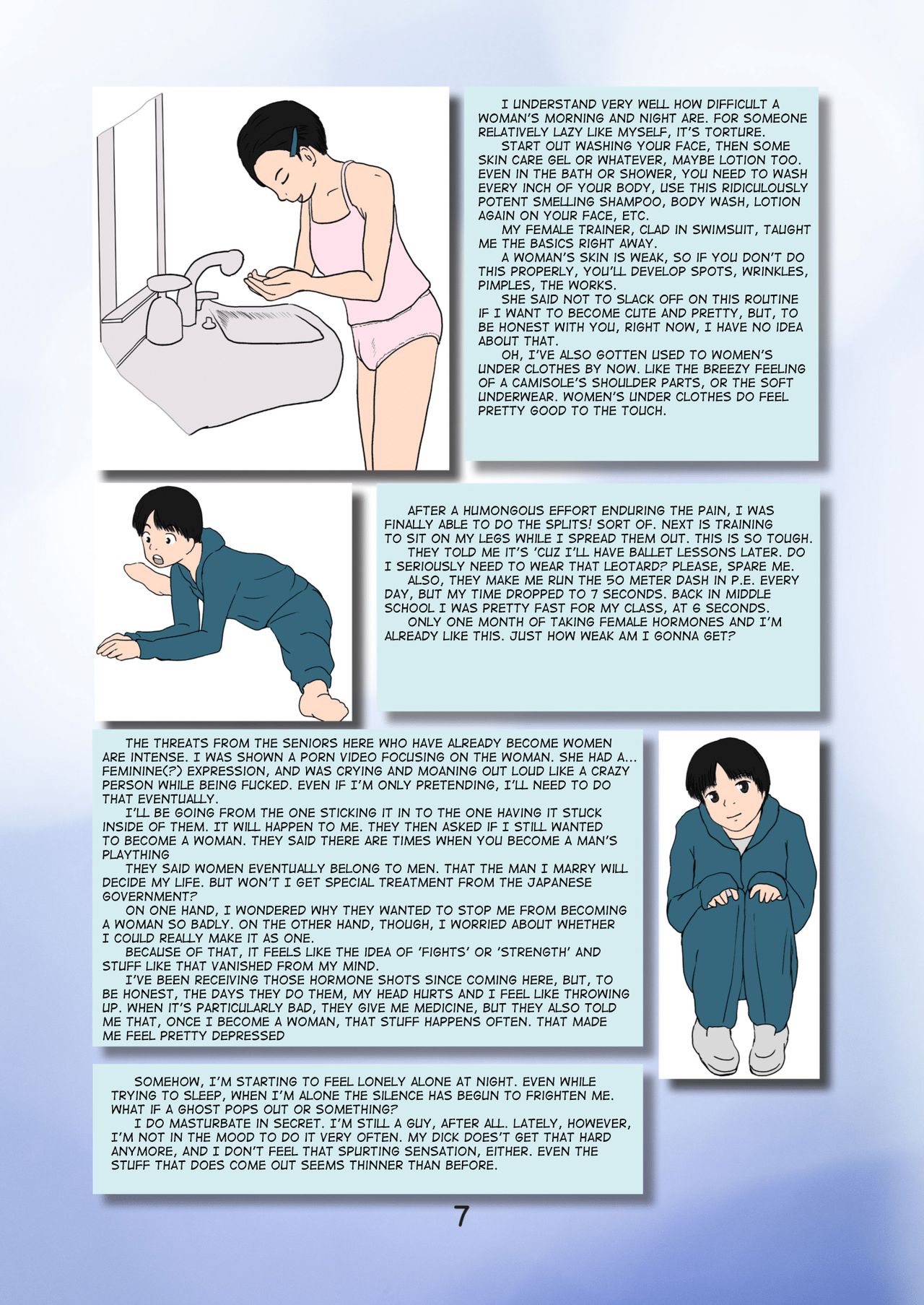 [ゆっこの不思議な部屋 (月夜眠、月夜乃まろん)] Sex Change Diary [英訳] [DL版]