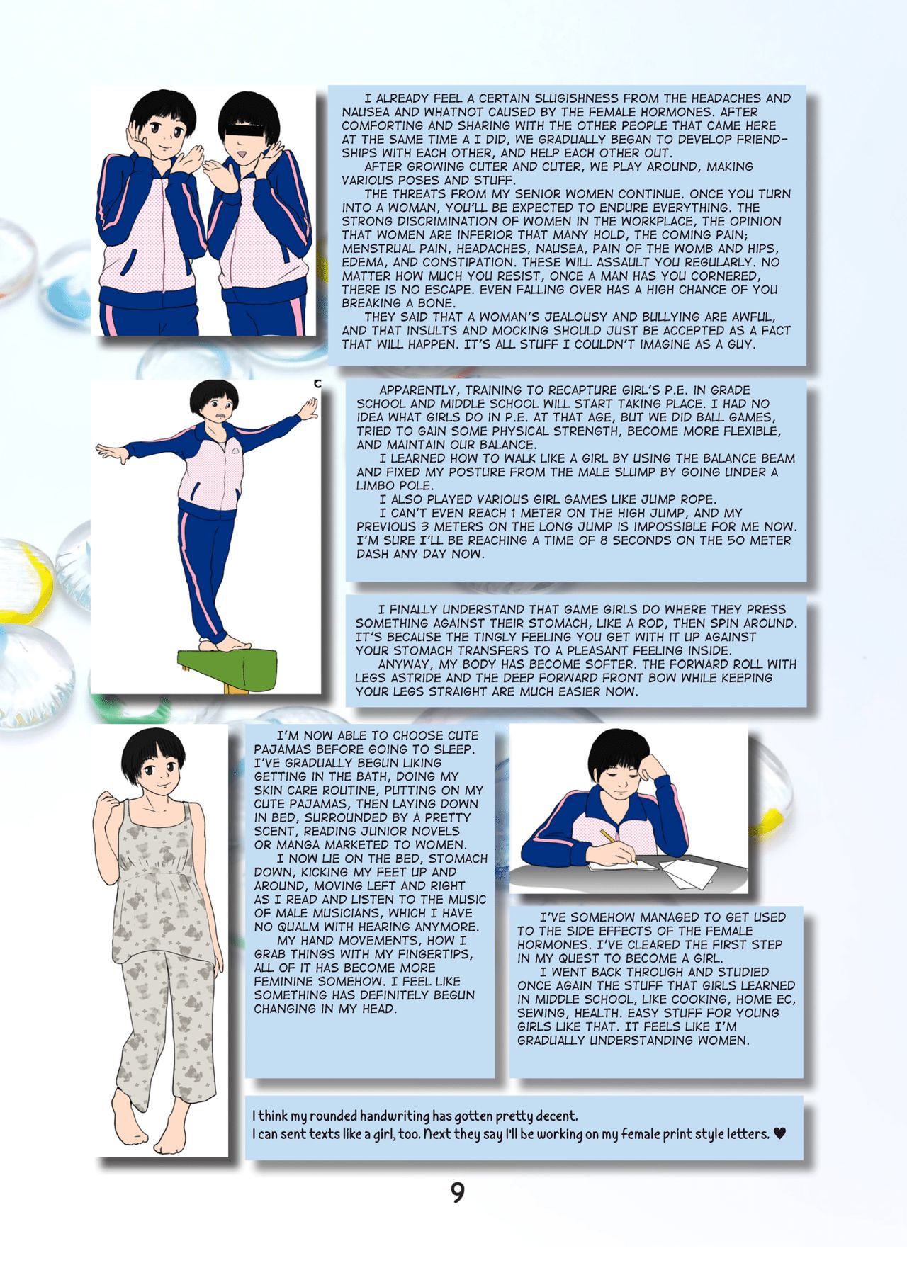 [ゆっこの不思議な部屋 (月夜眠、月夜乃まろん)] Sex Change Diary [英訳] [DL版]