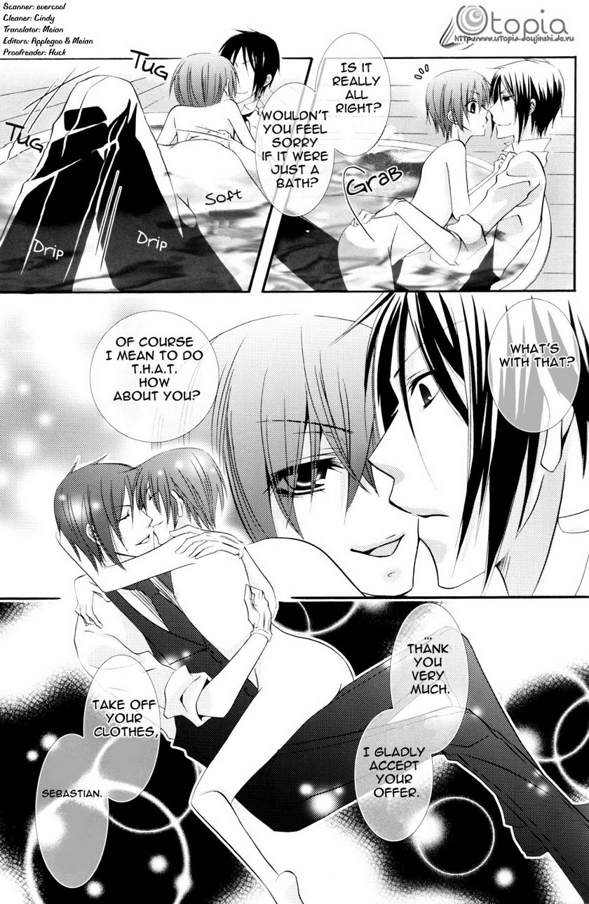 (C74) [ぴんくのこねこ (なおきち。)] バスルーム (黒執事) [英訳]