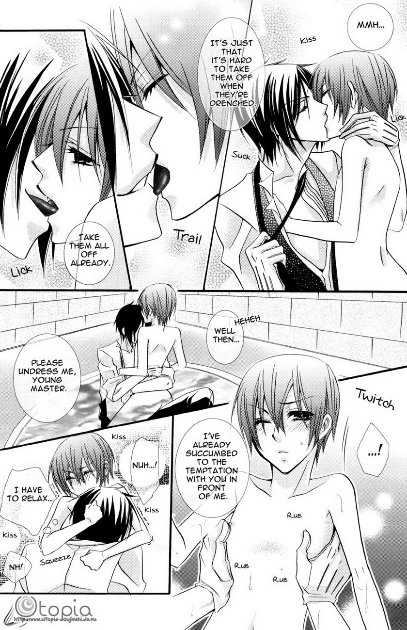 (C74) [ぴんくのこねこ (なおきち。)] バスルーム (黒執事) [英訳]