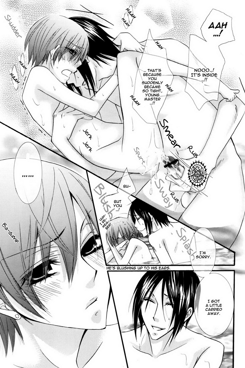 (C74) [ぴんくのこねこ (なおきち。)] バスルーム (黒執事) [英訳]