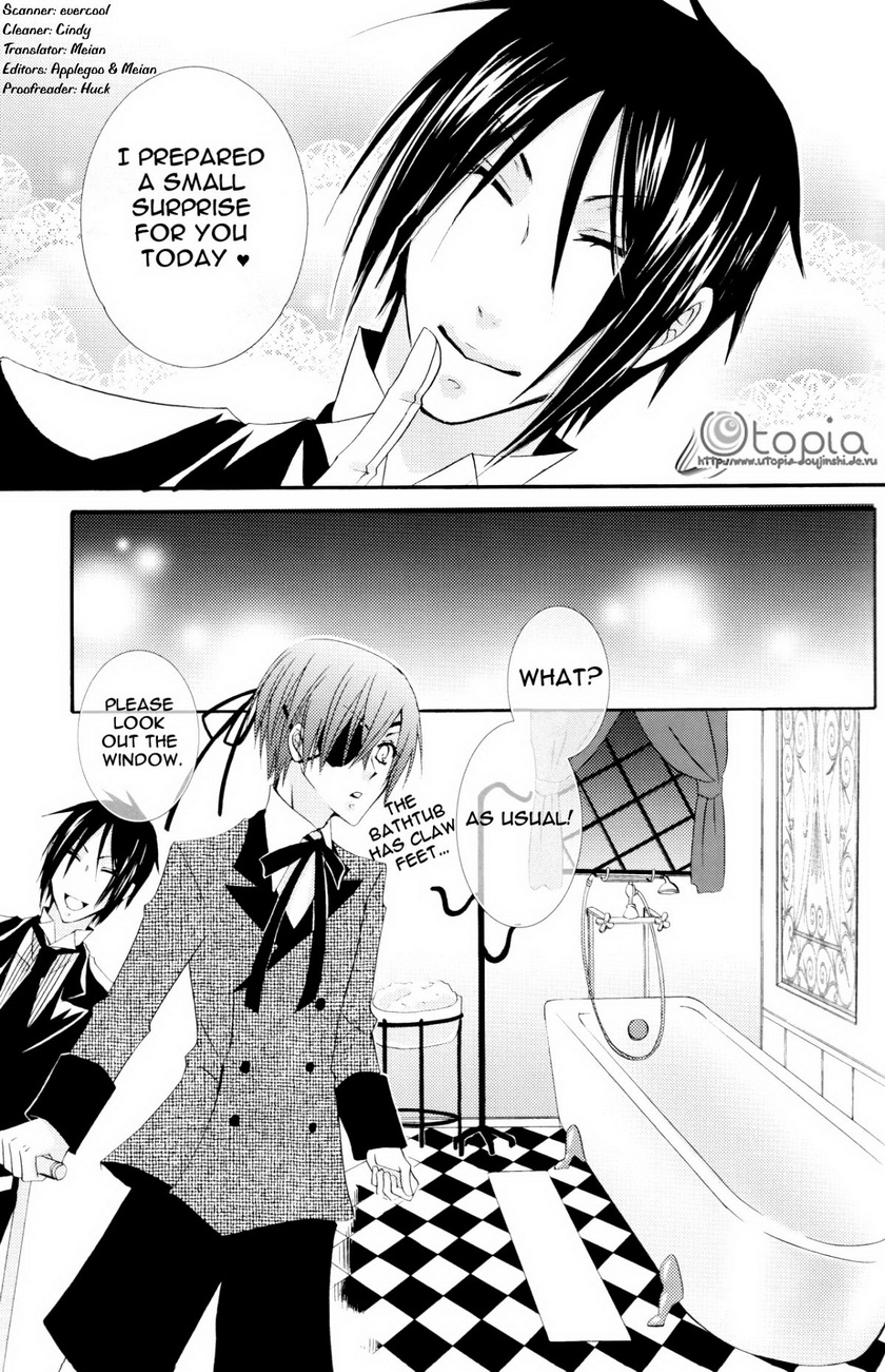 (C74) [ぴんくのこねこ (なおきち。)] バスルーム (黒執事) [英訳]
