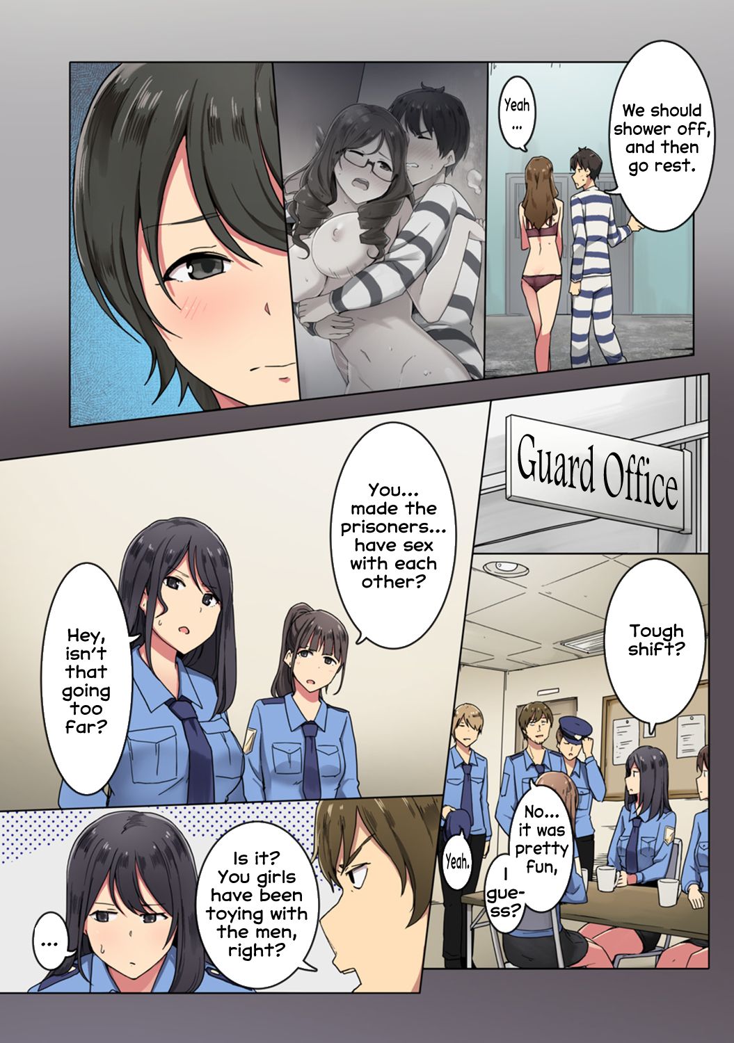 [わかまつ] 監獄ゼミ 看守に絶対服従を強いられて... 第3話 (COMIC アナンガ・ランガ Vol.48) [英訳]