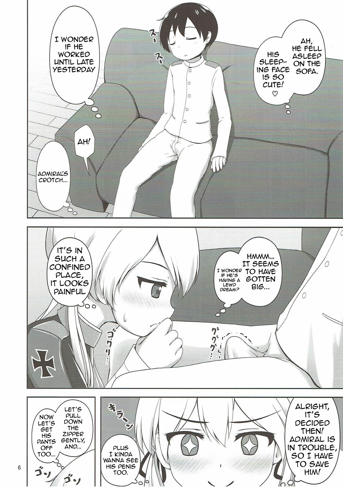 (C93) [べっしゅん亭 (有栖かずみ)] プリンツとショタ提督のあまあまDays (艦隊これくしょん -艦これ-) [英訳]