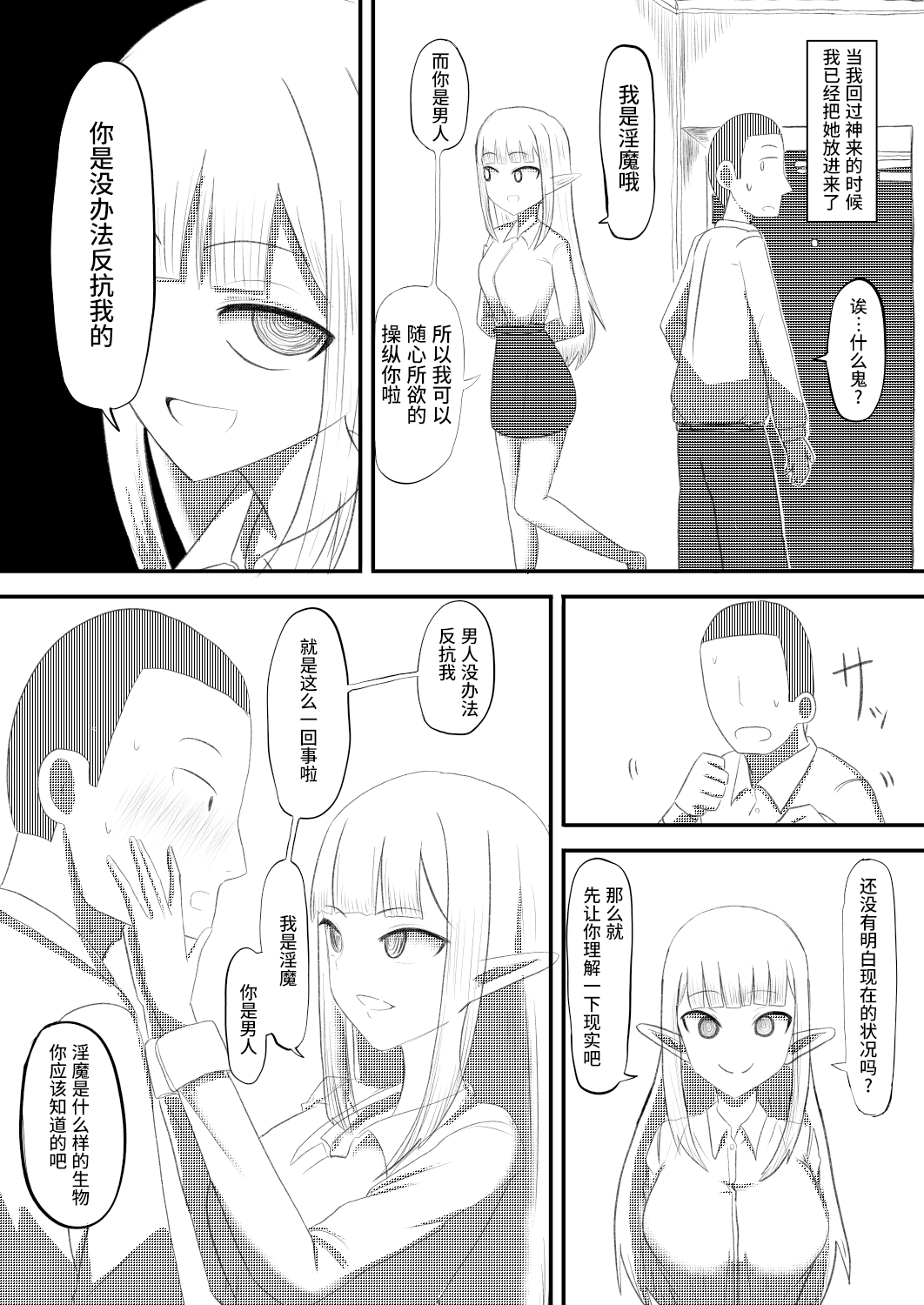 [ちゅうや] 俺がサキュバスになってメス堕ちする話 [中国翻訳]