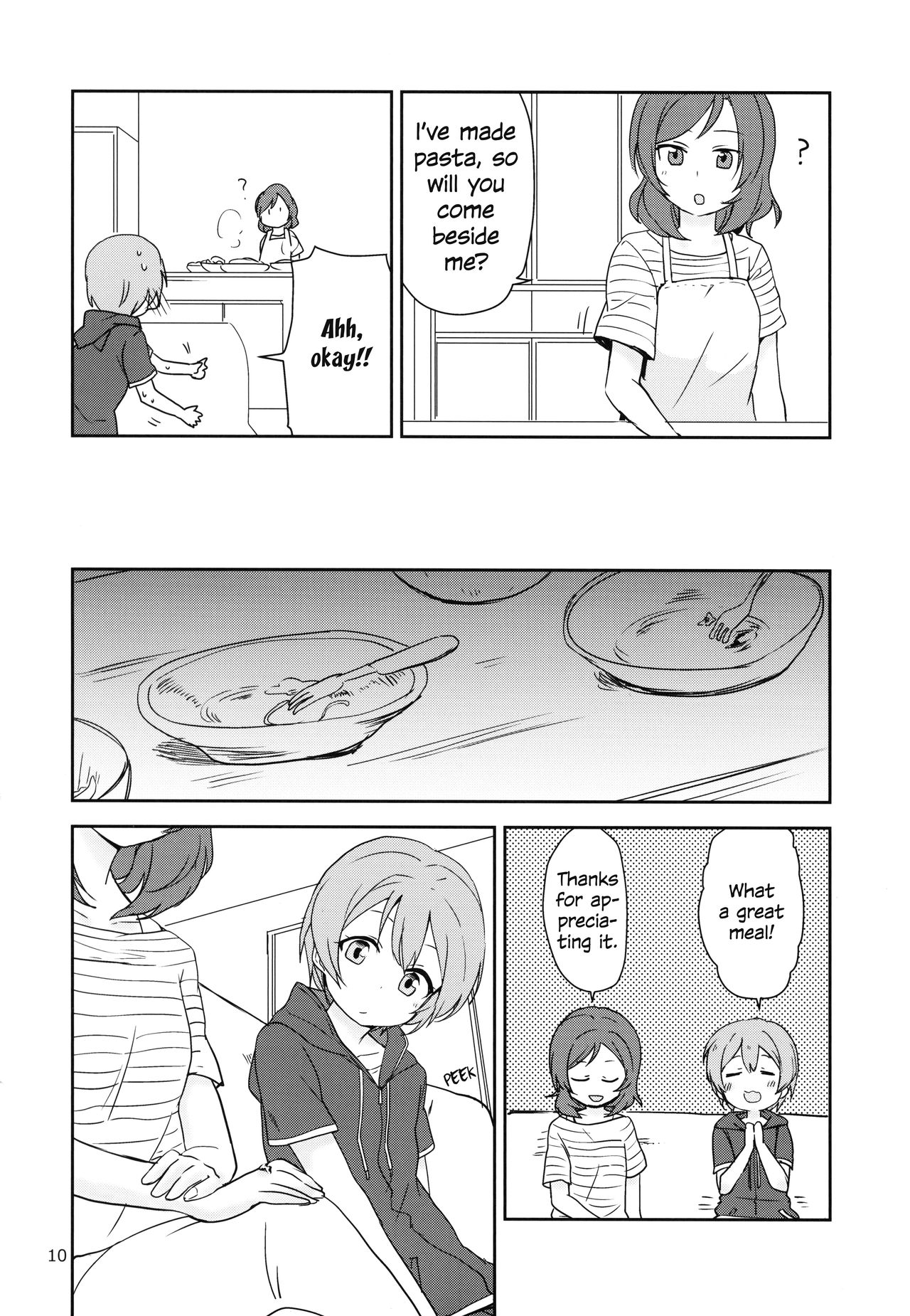 (C90) [クロ缶、とらまだら。 (伊月クロ、琉牙狼)] どこでもいっしょ (ラブライブ!) [英訳]