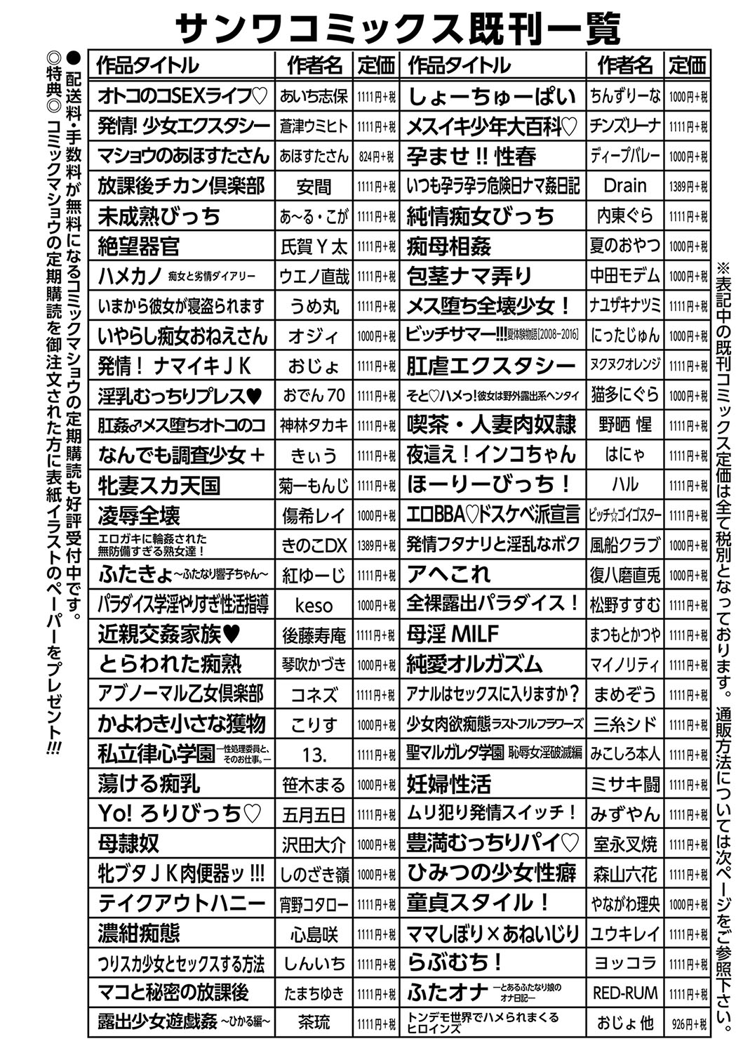 コミック・マショウ 2018年12月号 [DL版]