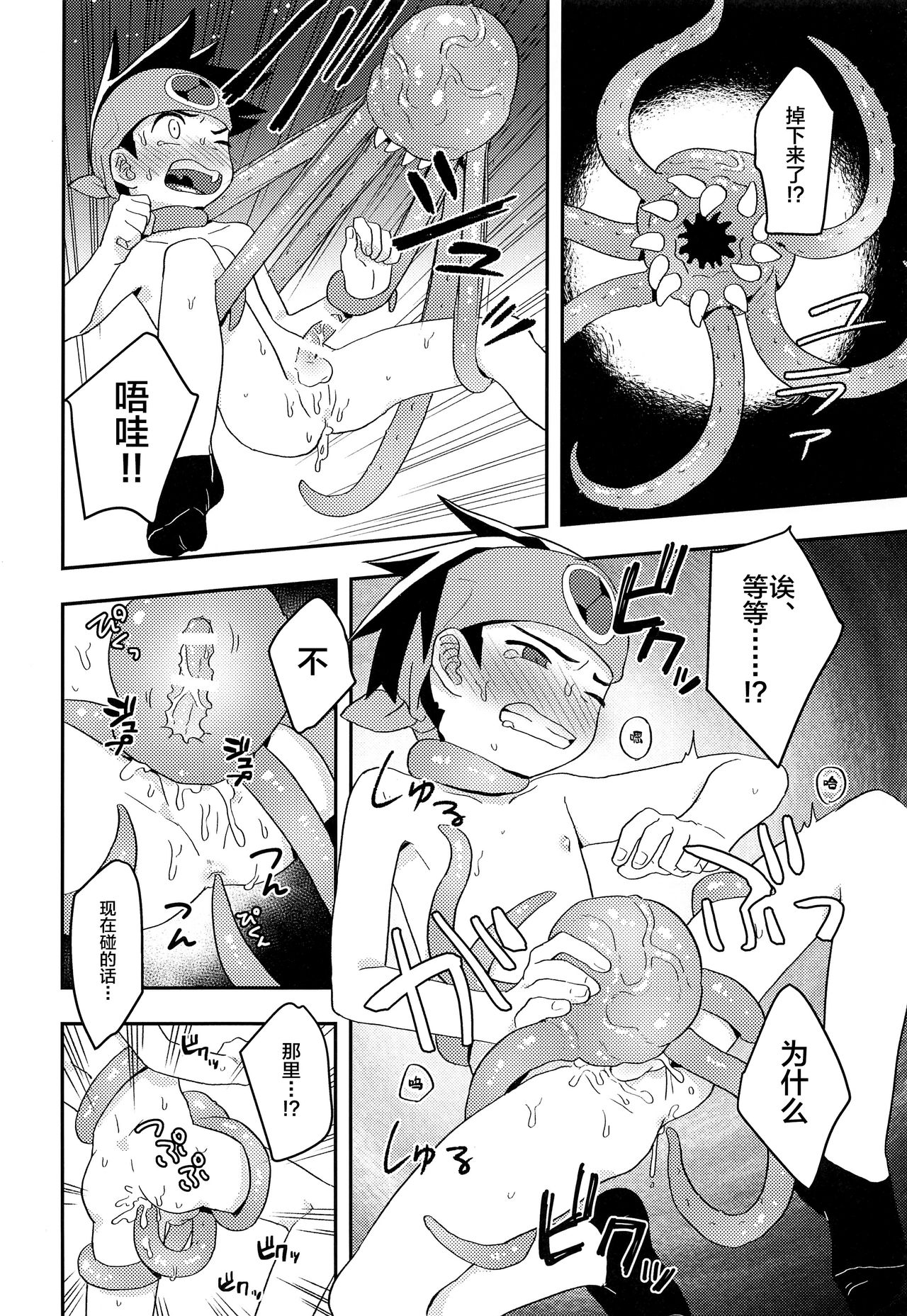 (ショタスクラッチSP6) [飽和溶液β (のうど)] キミに会えたらシたいこと (ロックマンエグゼ) [中国翻訳]