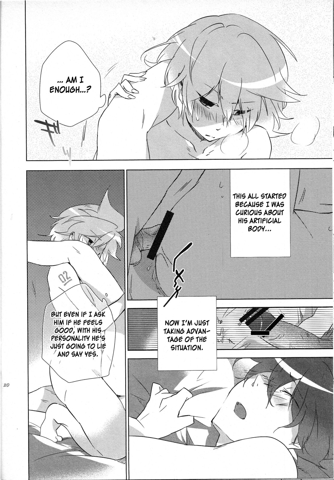 (VOCALOID PARADISE 5) [だくはん (のののの)] 大丈夫じゃないに決まってるだろ!! (VOCALOID) [英訳]