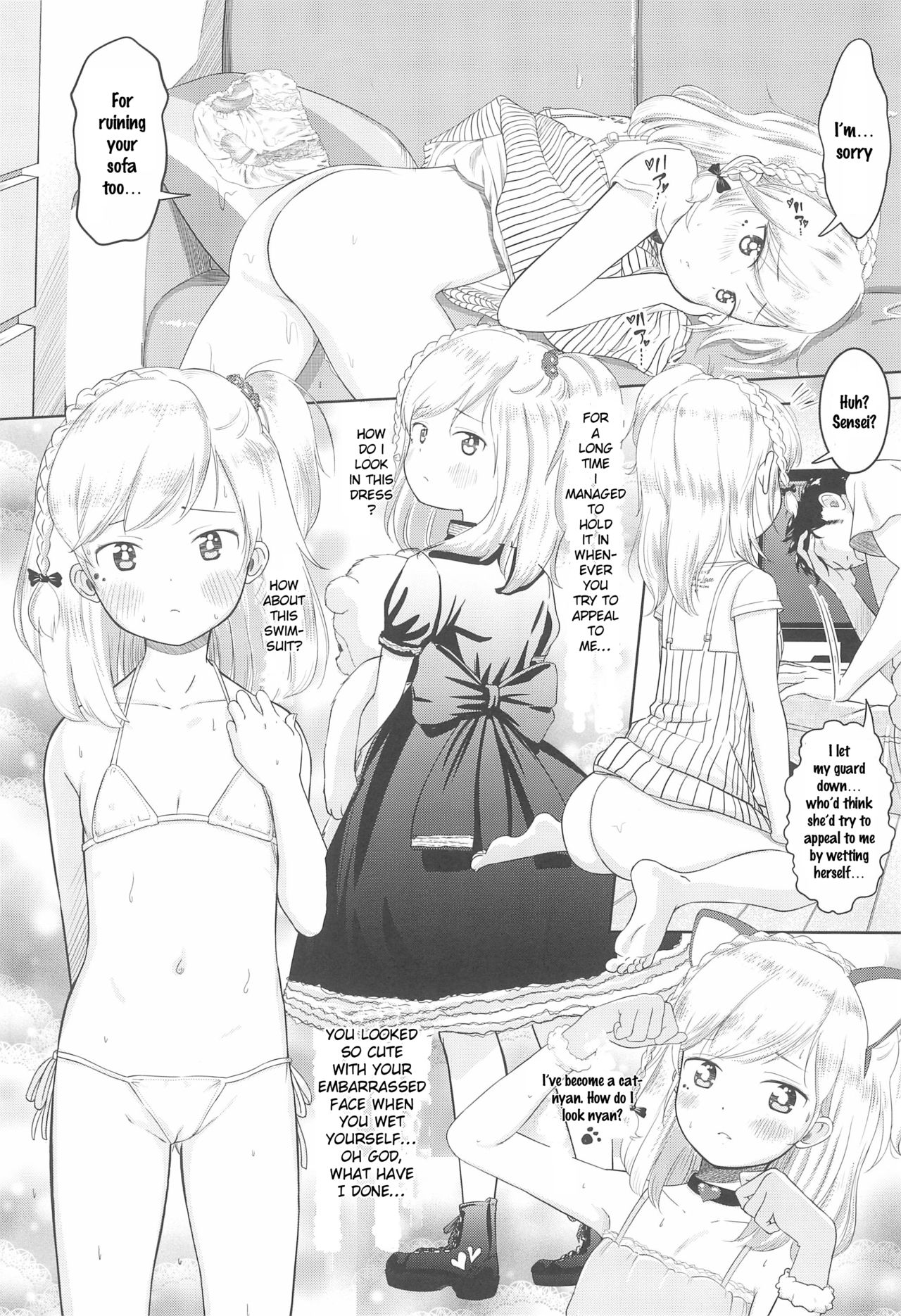 (C96) [おなかパンツ工房 (まやふふ(賢))] かのかちゃれんじ_ぷろっと2 [英訳]