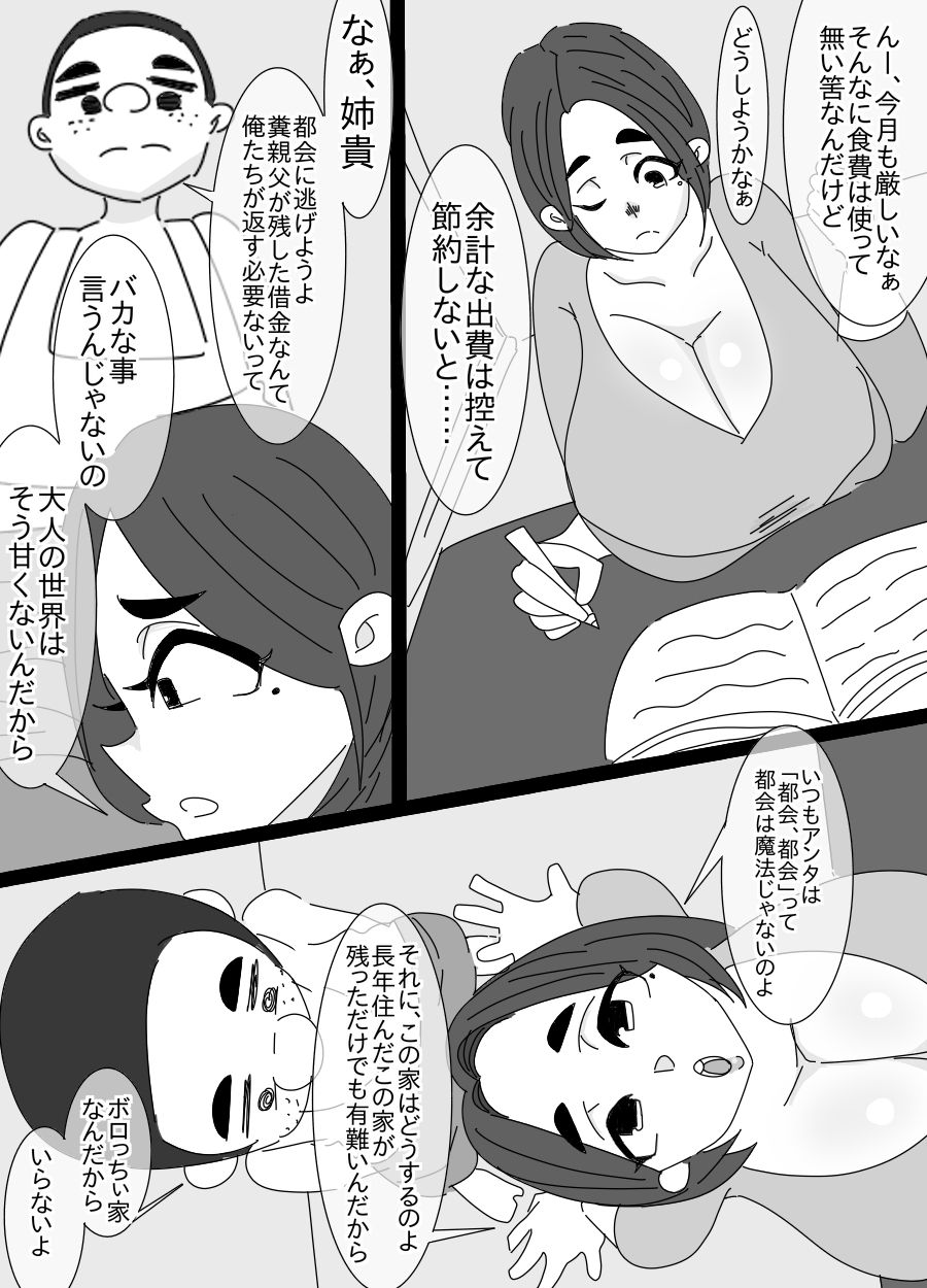 [アクメハゲ] 河童とオッサンに犯された姉貴