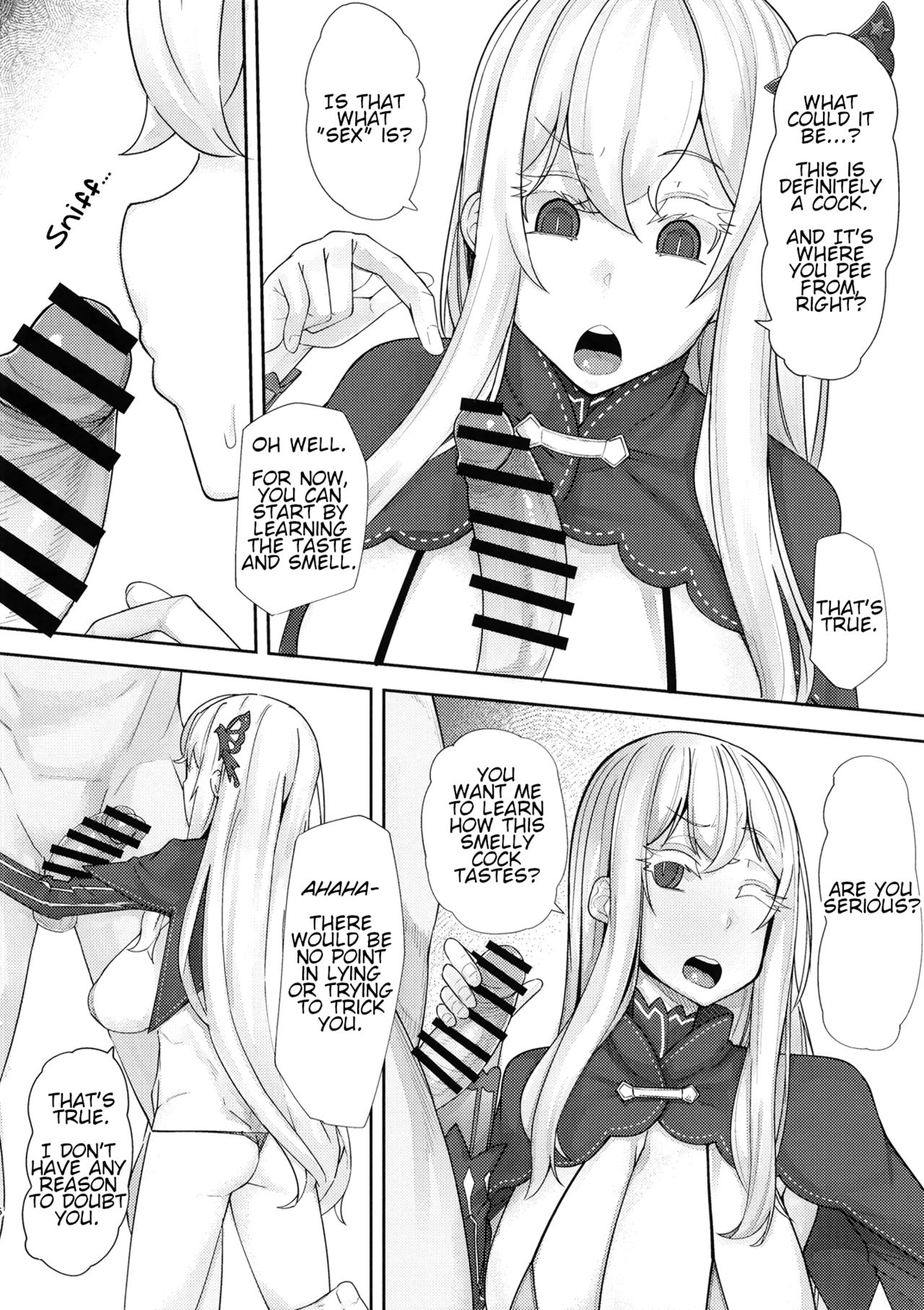 [X仮歯 (暗黒えむ将軍)] スケベなことなんにもしらないエキドナちゃんオナホ (Re:ゼロから始める異世界生活) [英訳] [DL版]