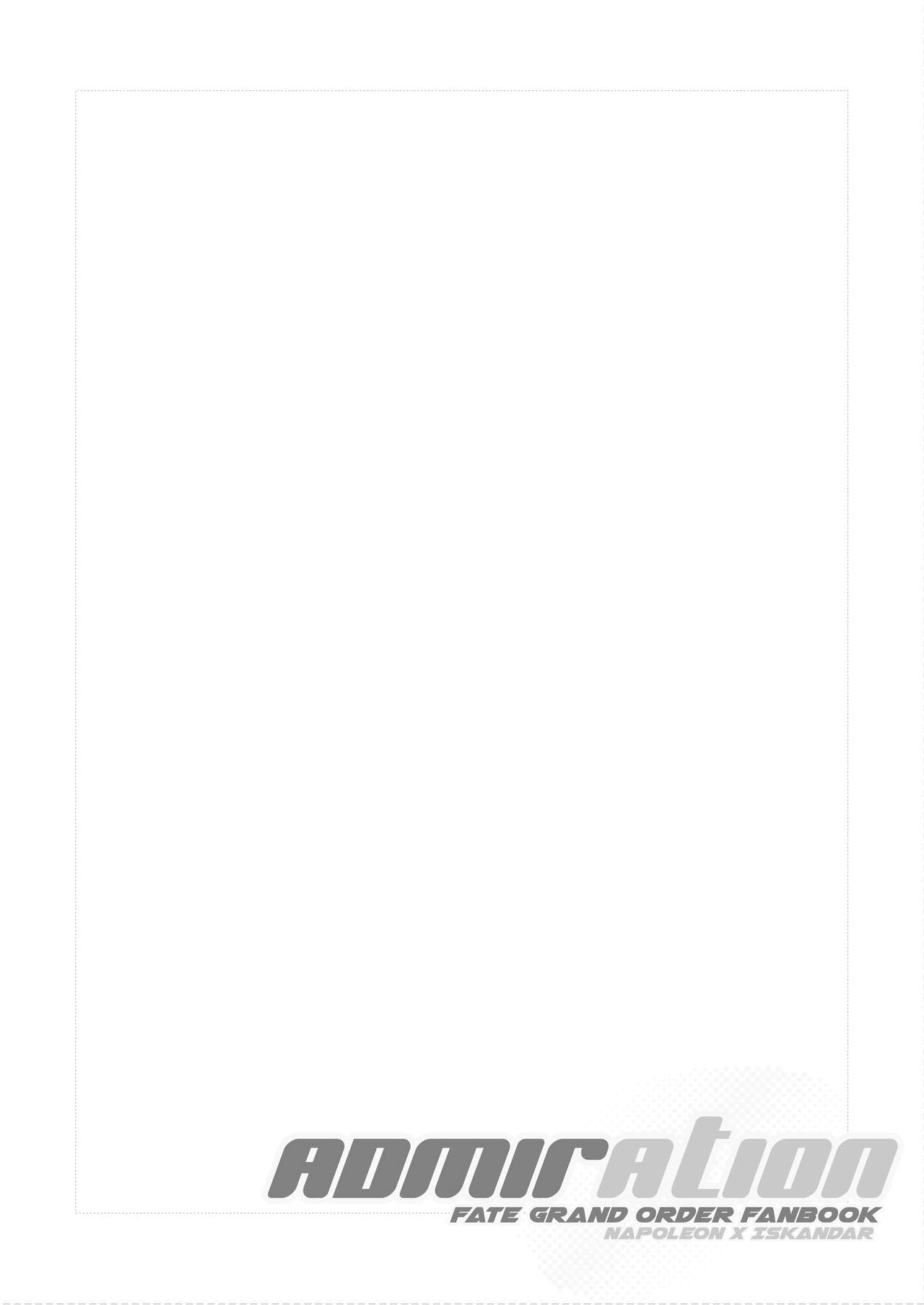 [Mazjojo] ADMIRATION (Fate/Grand Order) [英語] [無修正] [DL版]