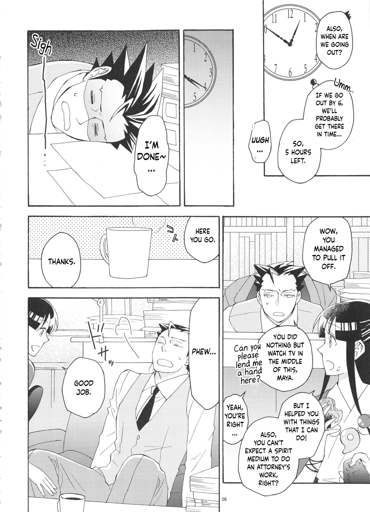 (C91) [カーソル (サトー)] 今宵も月は輝く (逆転裁判) [英訳]