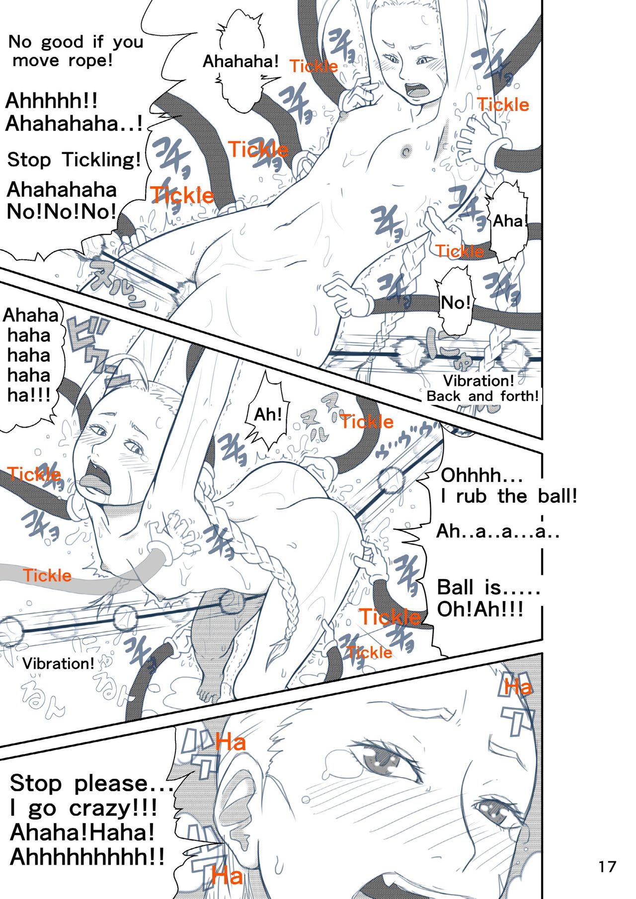 [悶え死ね!!! (涼助。)] TICKLE CAMMY (ストリートファイター) [英語]