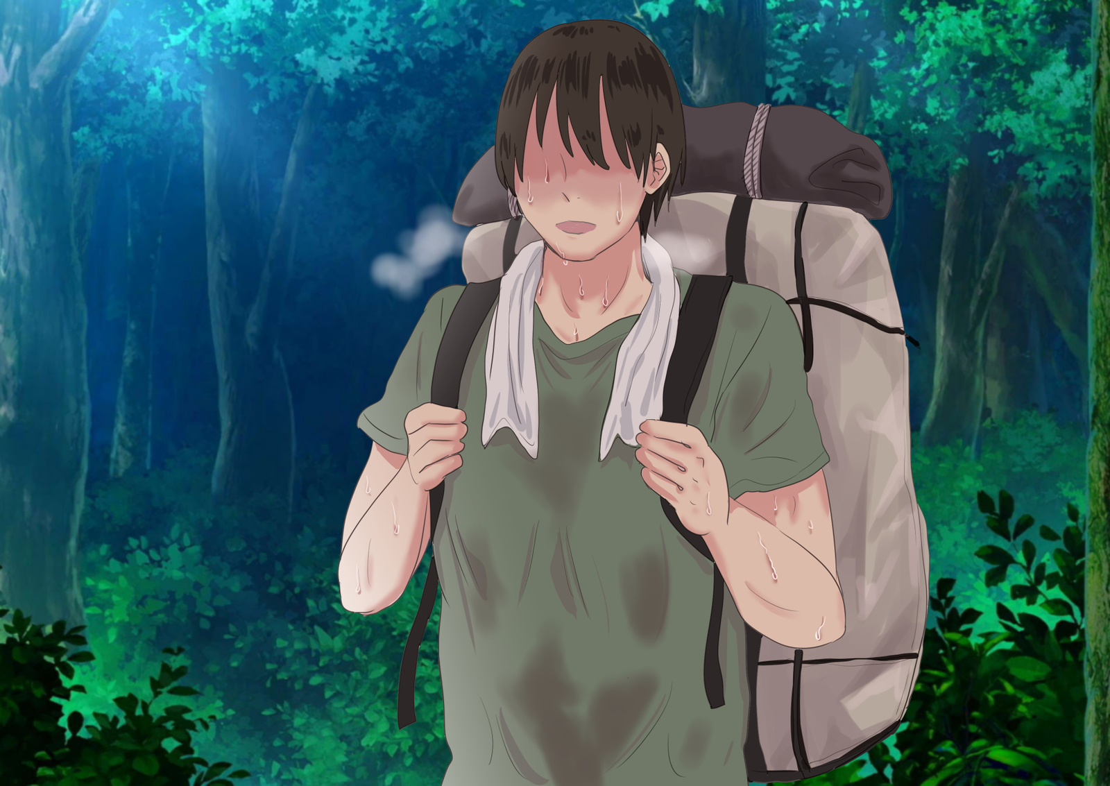 なつをよとぎ村のふうしゅでたびびとそのみでもてんさうわたしとママの物語