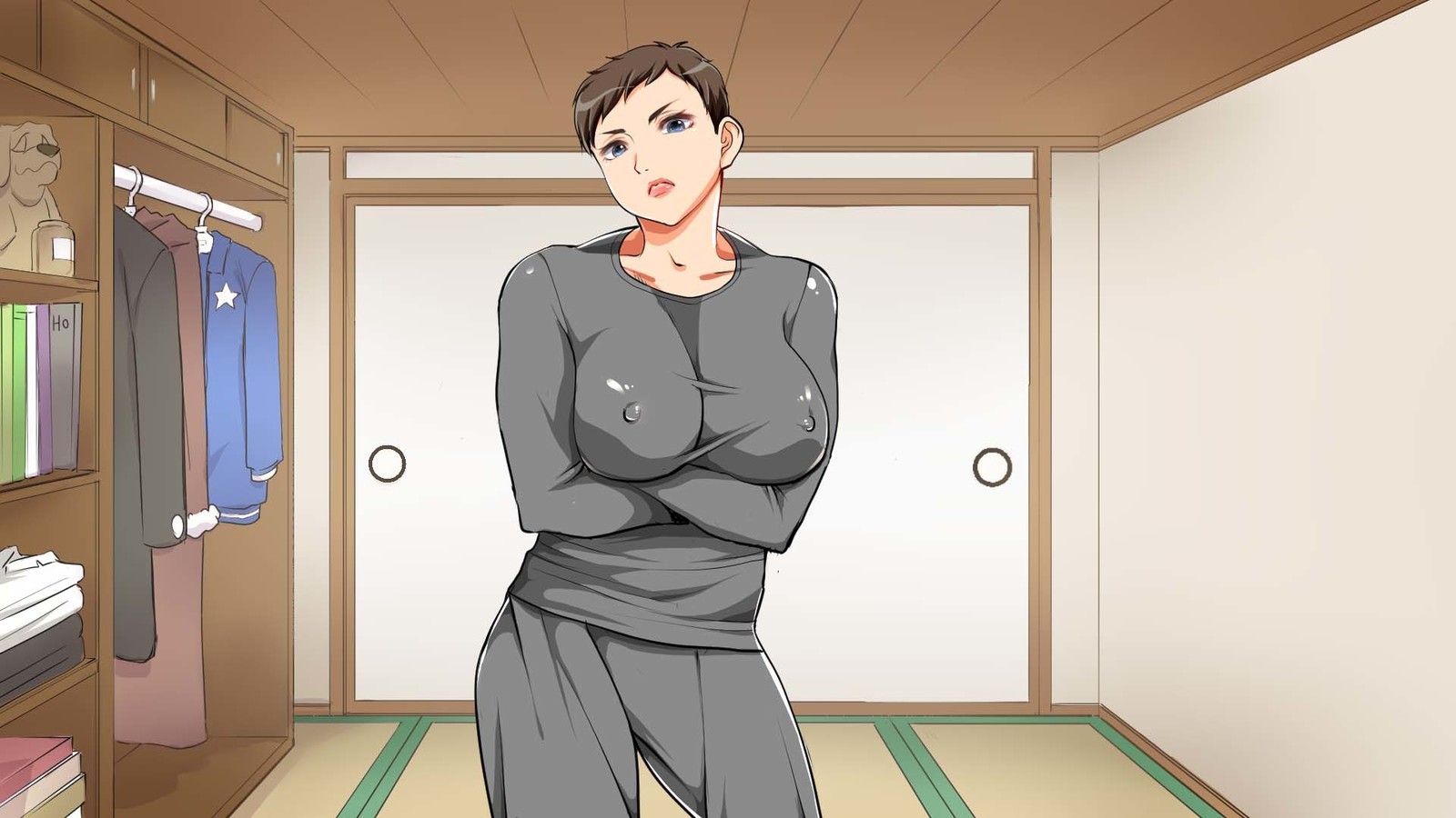 強いドミナトリックスの母とトラシーガイ