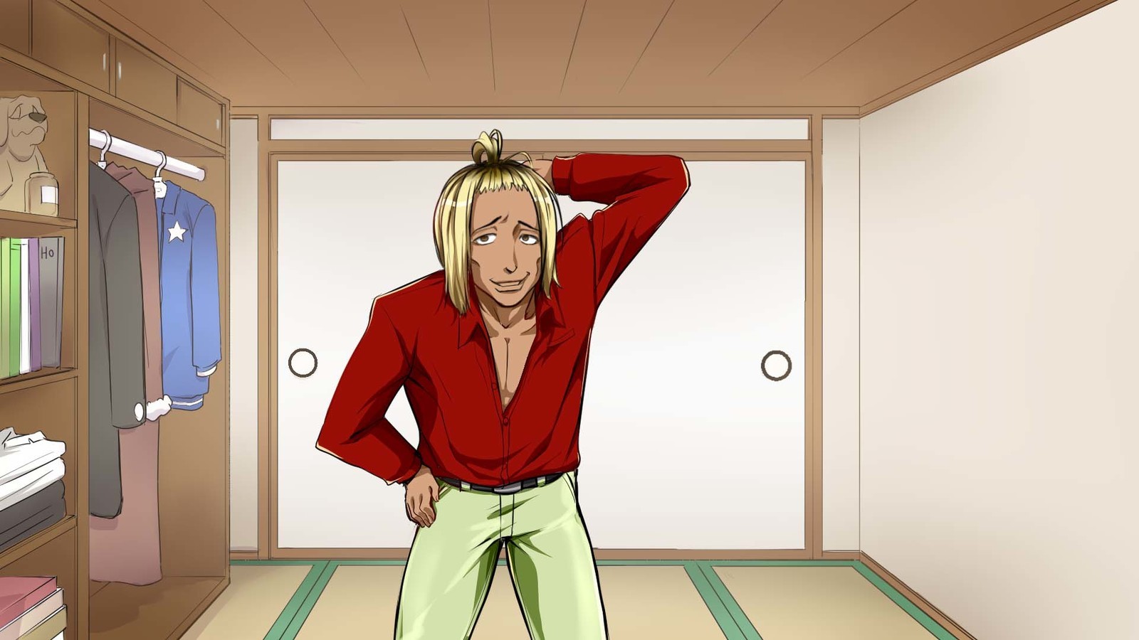 強いドミナトリックスの母とトラシーガイ