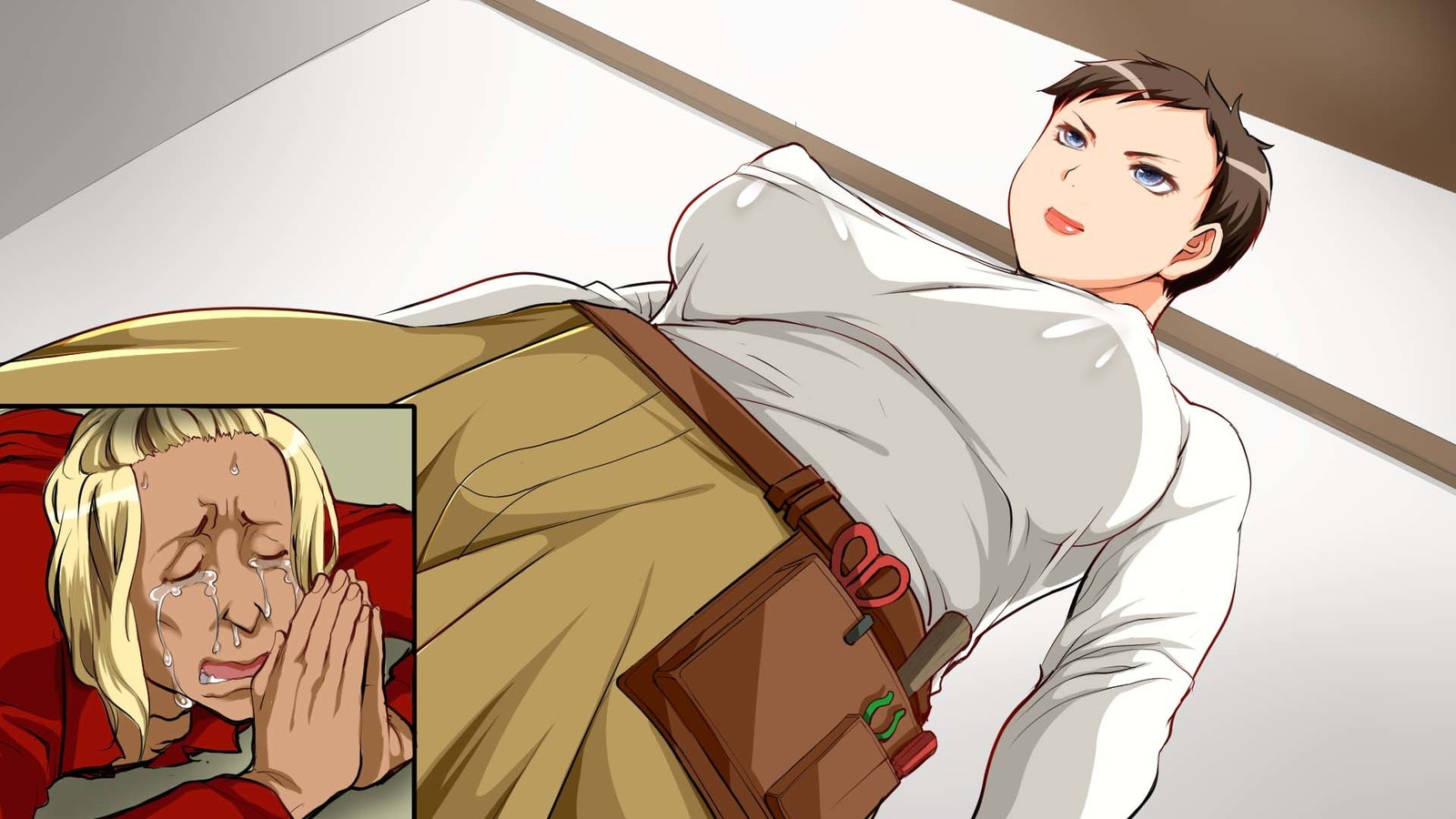 強いドミナトリックスの母とトラシーガイ