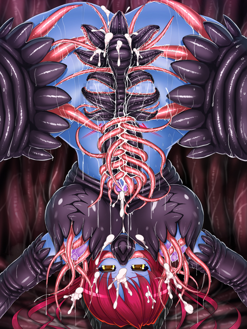 ふたなりプリンセスリリル-触手スーツ、屈辱、クライマックス