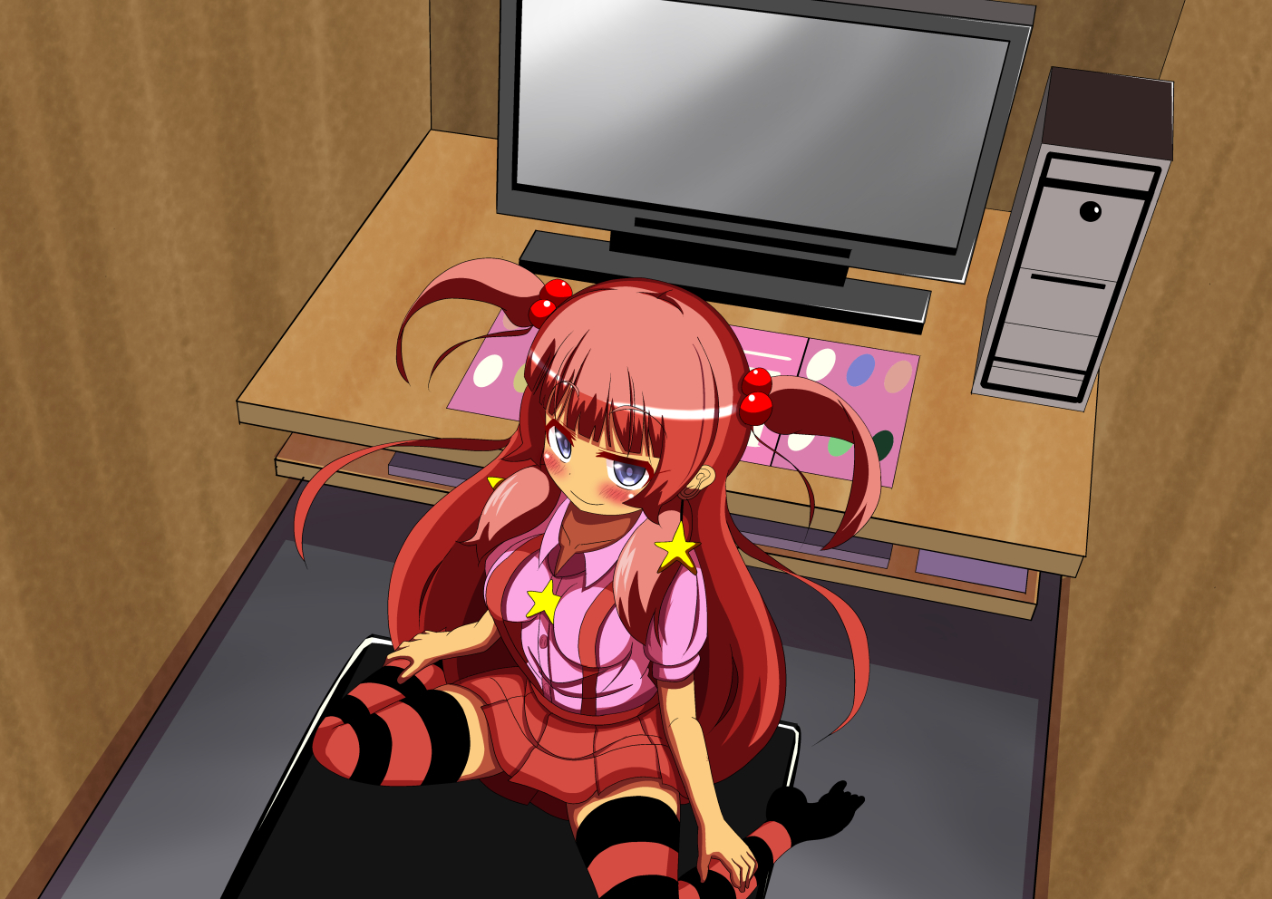 ネットカフェで予備選挙で休憩