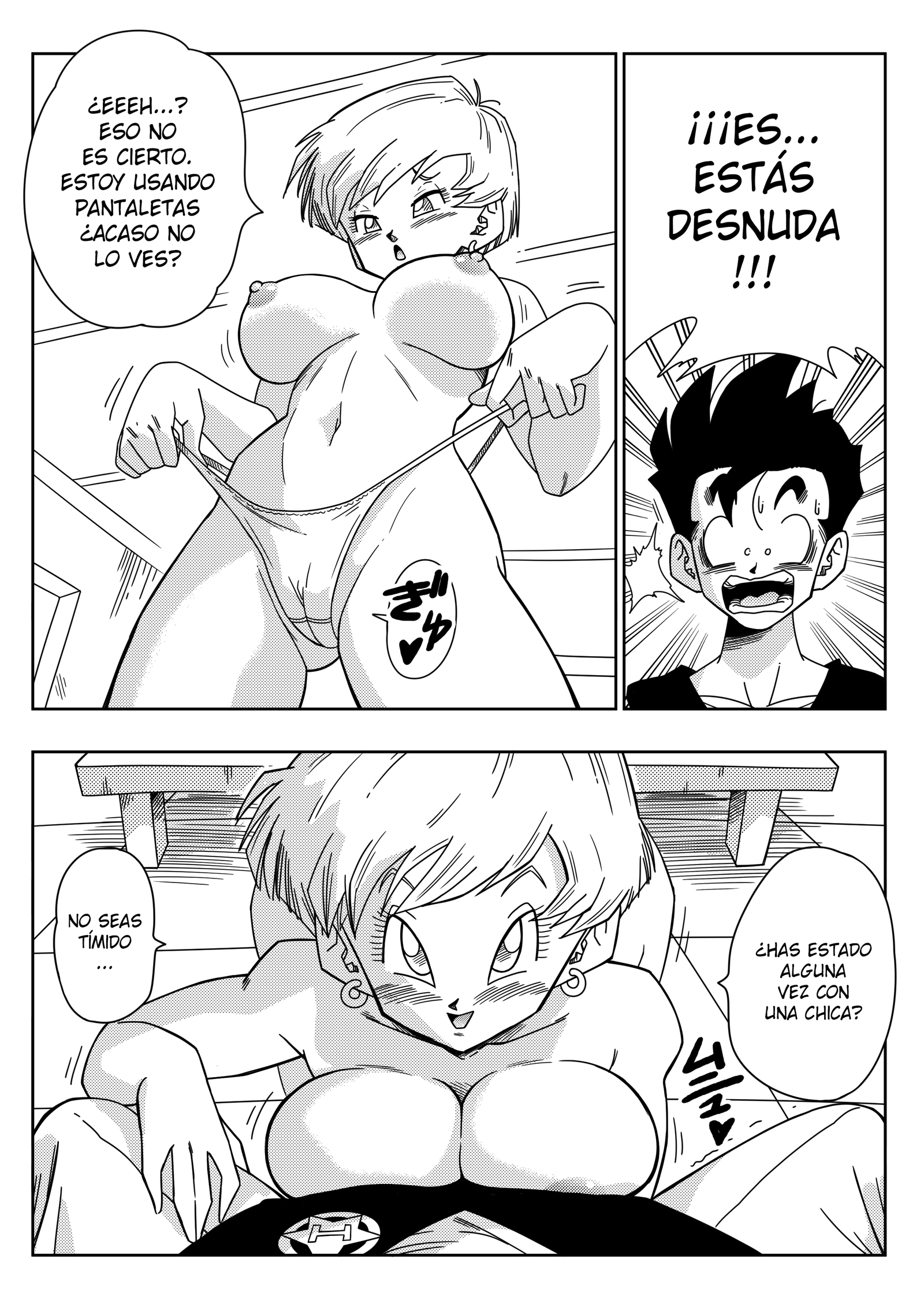 TRIANGULO AMOROSOZ-悟飯はイレサをconoce